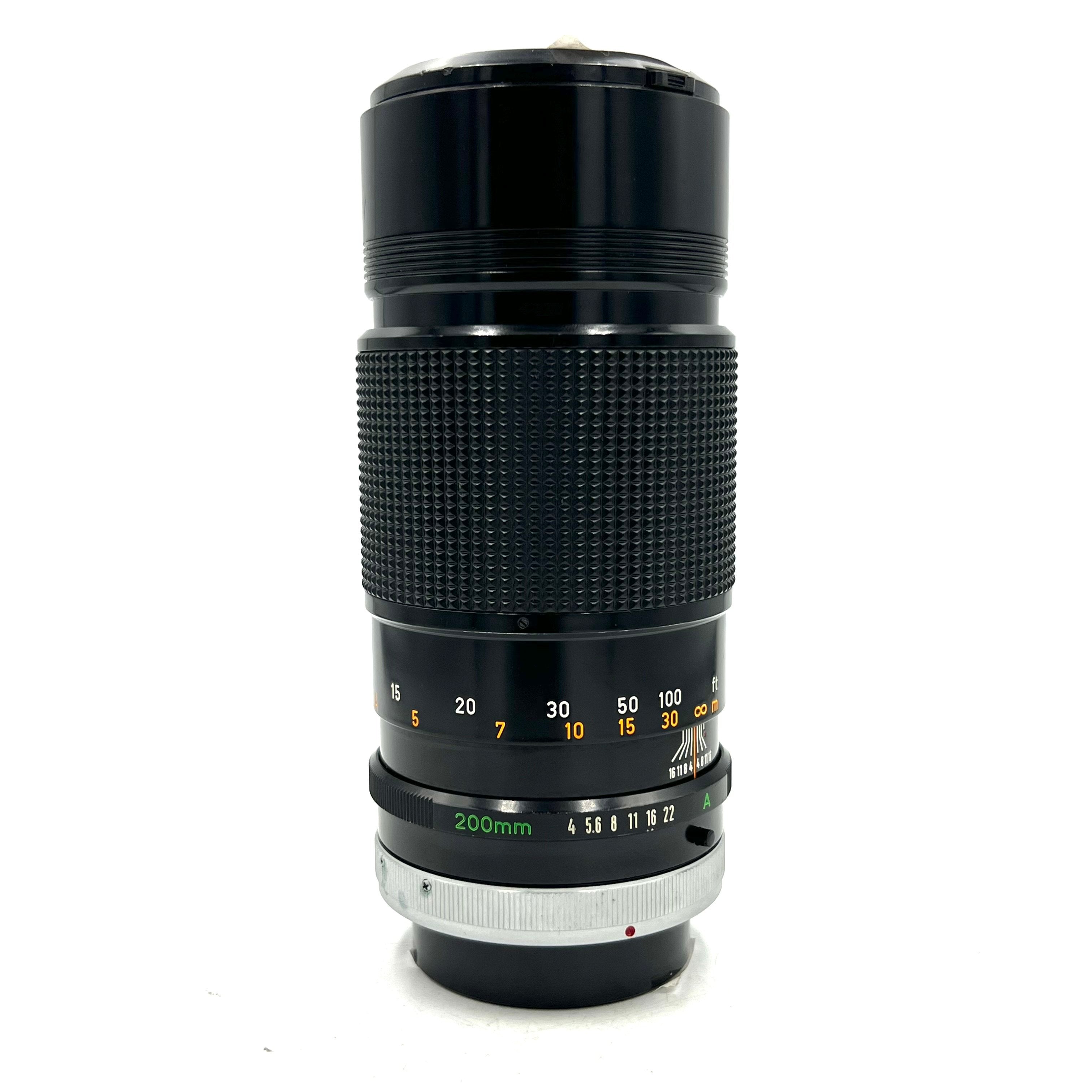 Used Canon 200mm F4 SSC MF Zoom Lens (Canon FD Mount)