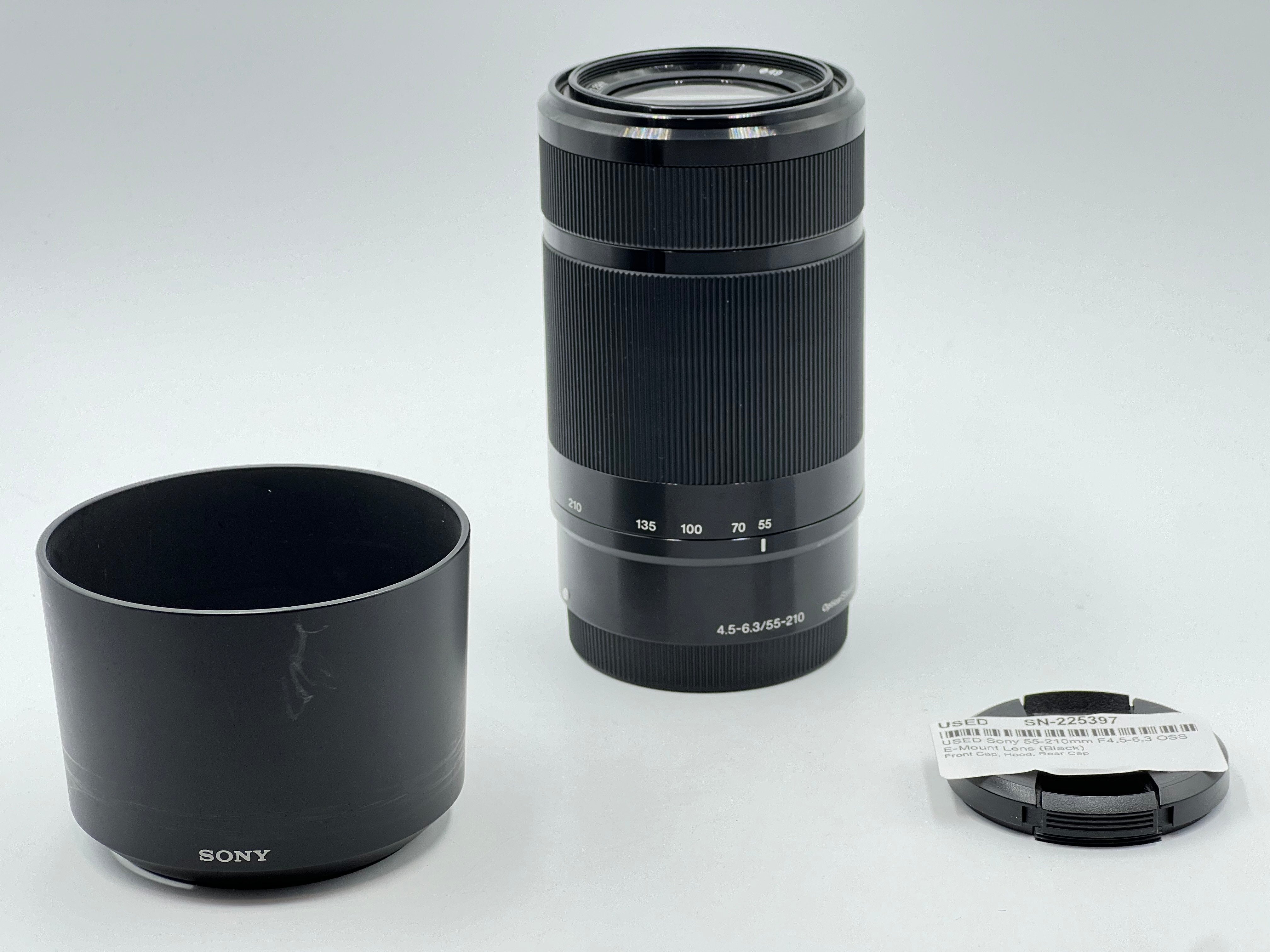 USED Sony 55-210mm F4.5-6.3 OSS E-Mount Lens (Black)