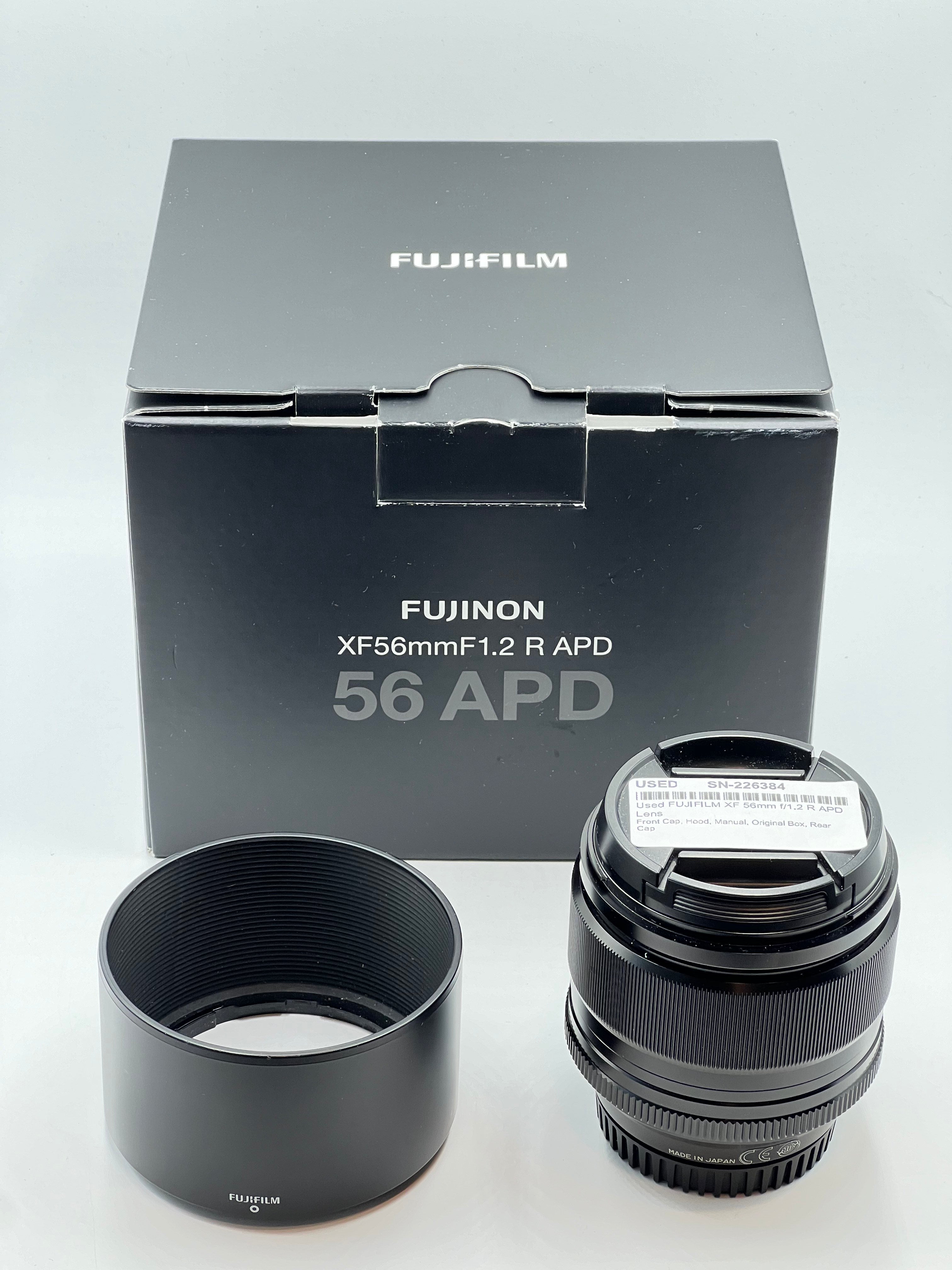 Used FUJIFILM XF 56mm f/1.2 R APD Lens