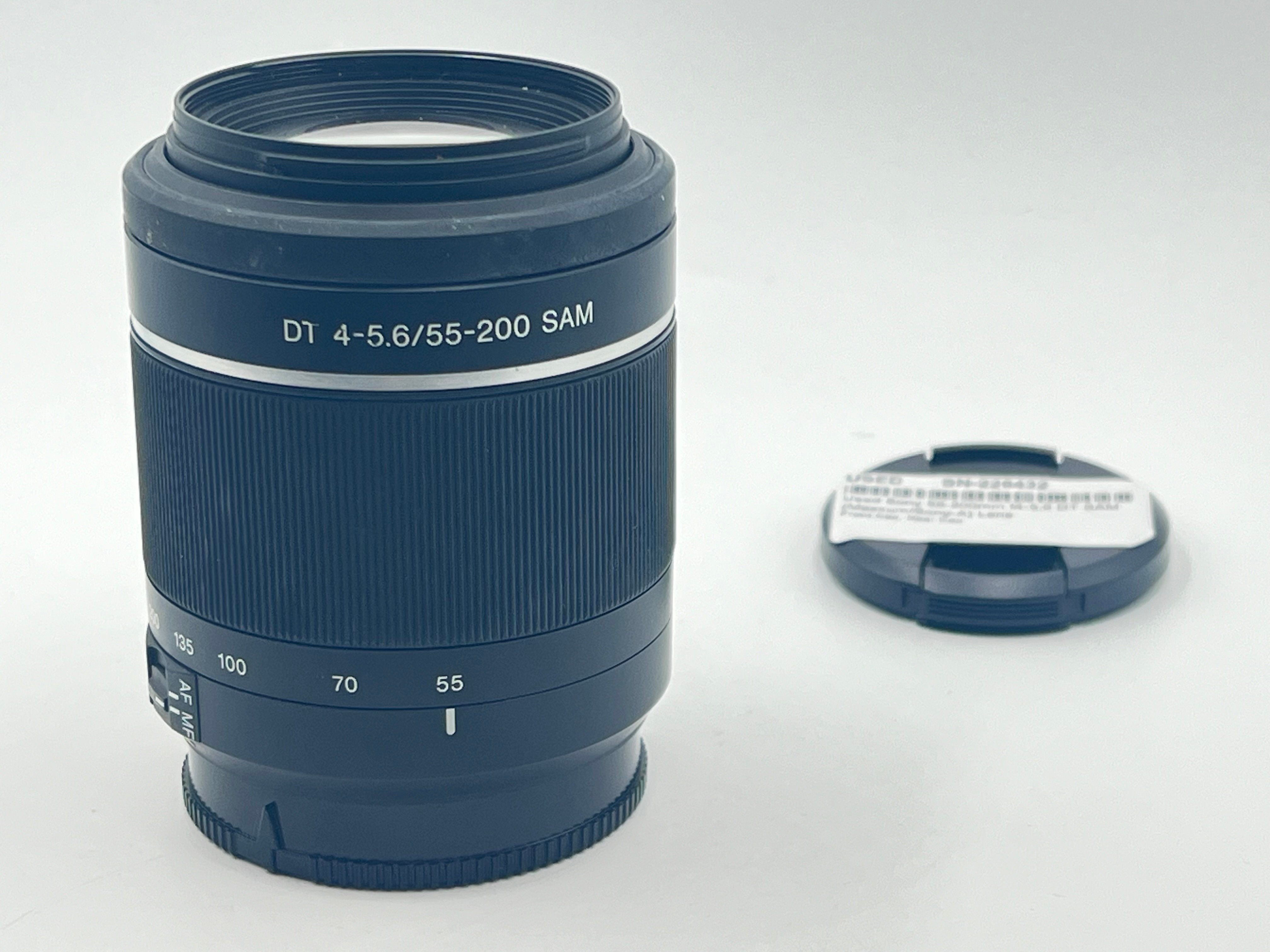 Used Sony 55-200mm f4-5.6 DT SAM (Maxxum/Sony-A) Lens