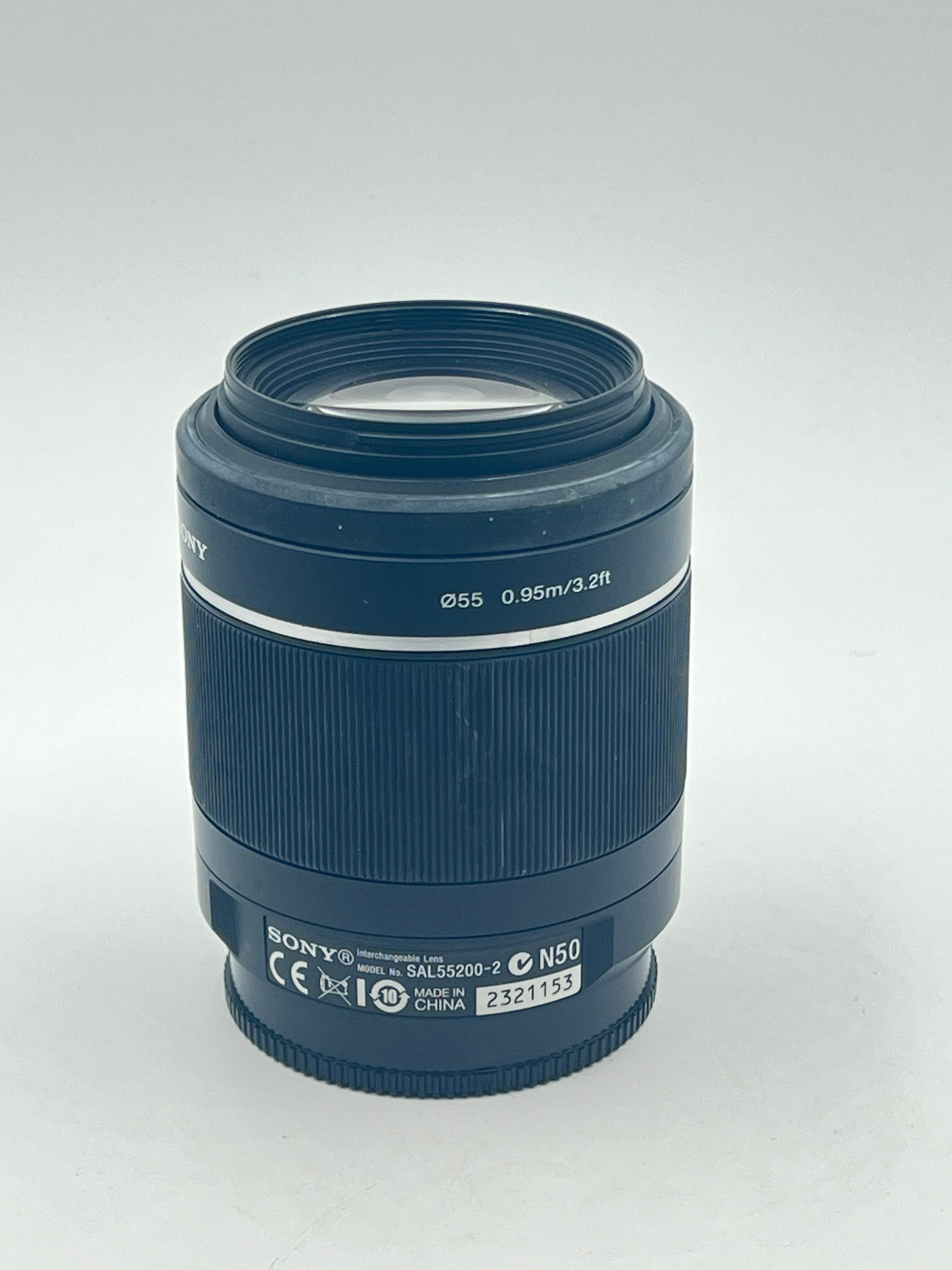 Used Sony 55-200mm f4-5.6 DT SAM (Maxxum/Sony-A) Lens