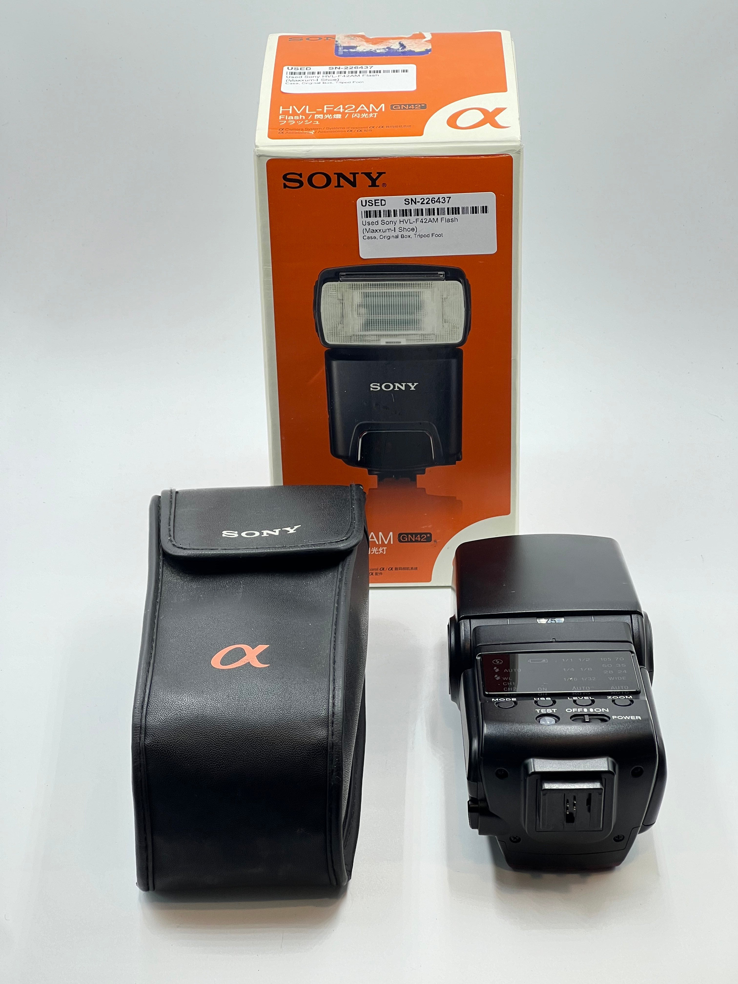 Used Sony HVL-F42AM Flash (Maxxum-I Shoe)