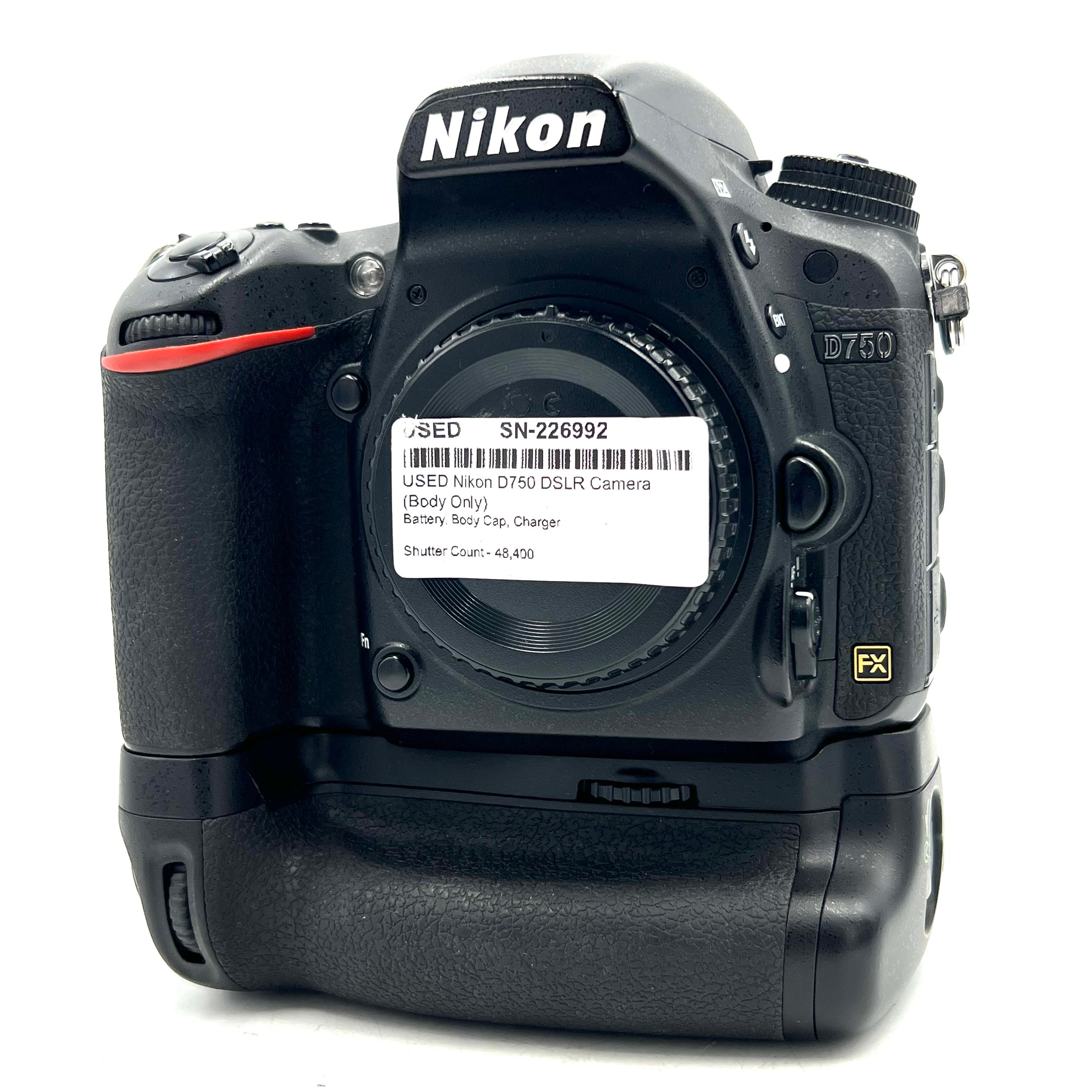 USED Nikon D750 DSLR Camera (Body Only)