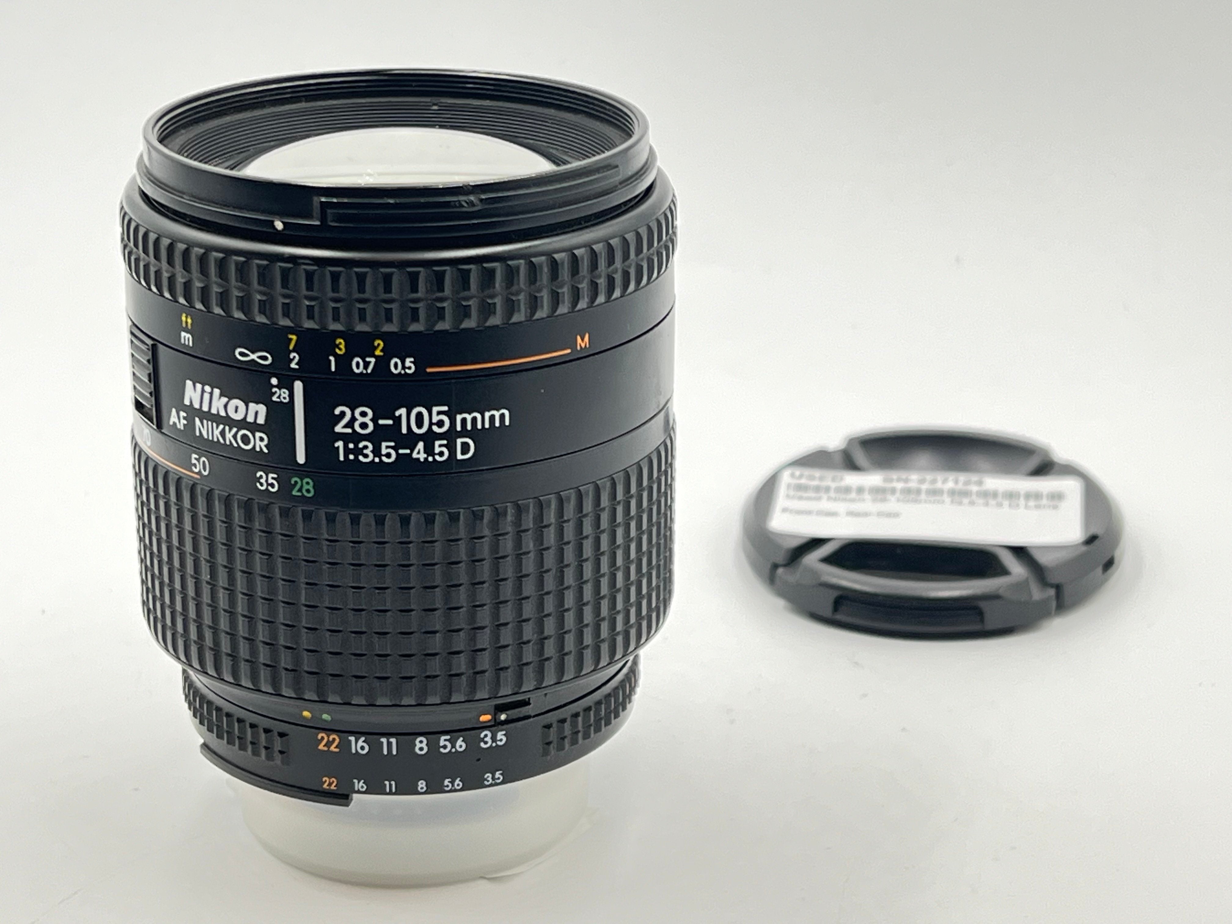 Used Nikon 28-105mm f3.5-4.5 D Lens