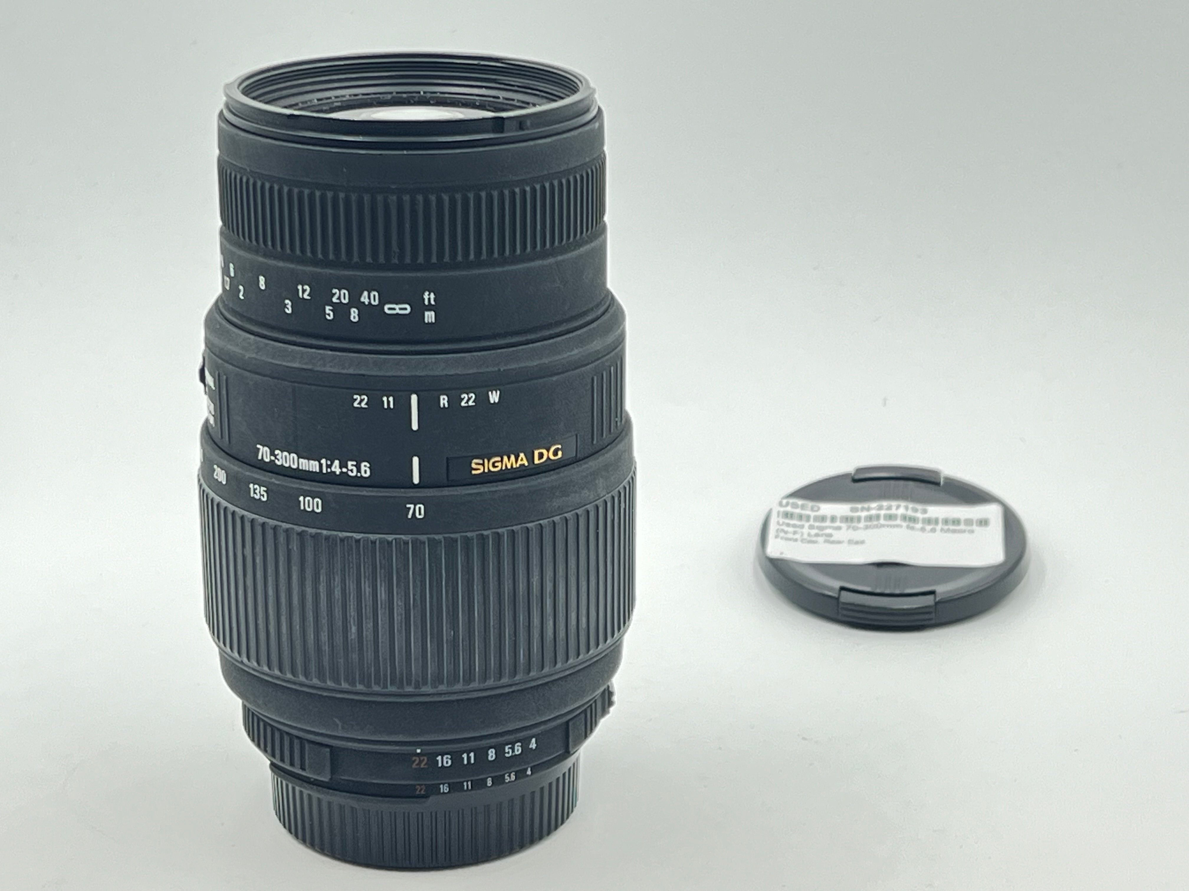 Used Sigma 70-300mm f4-5.6 Macro (N-F) Lens