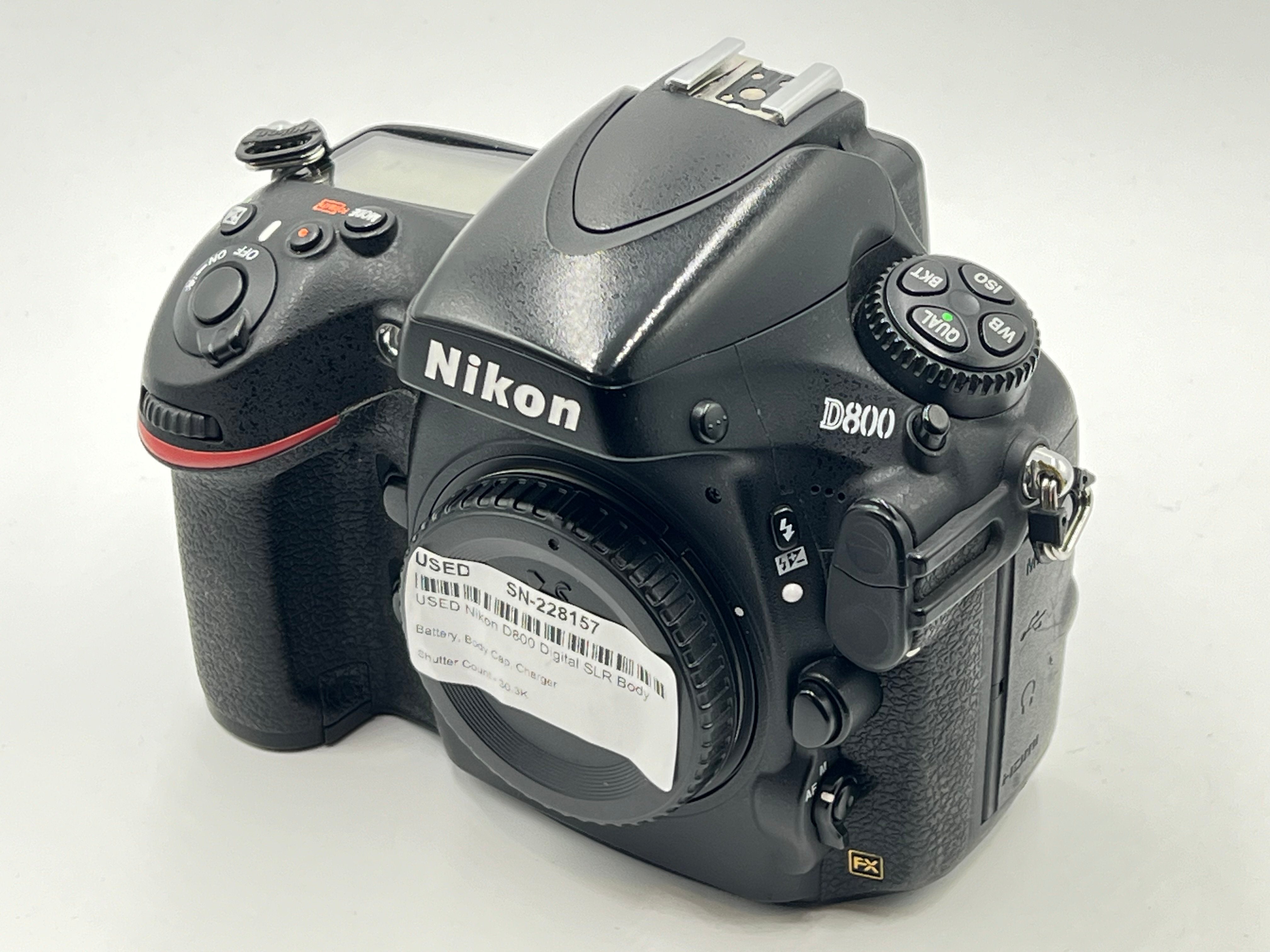 USED Nikon D800 Digital SLR Body