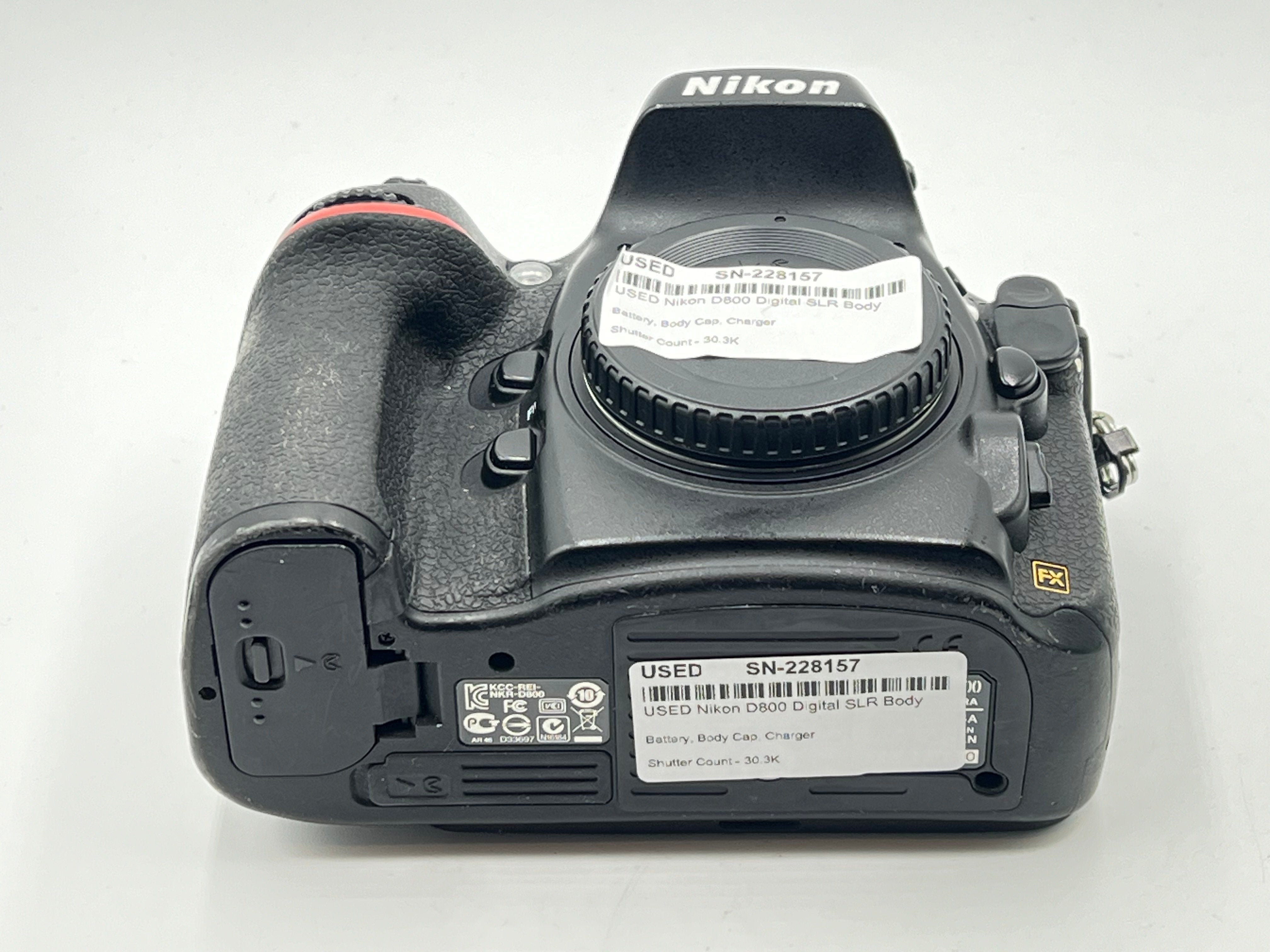 USED Nikon D800 Digital SLR Body