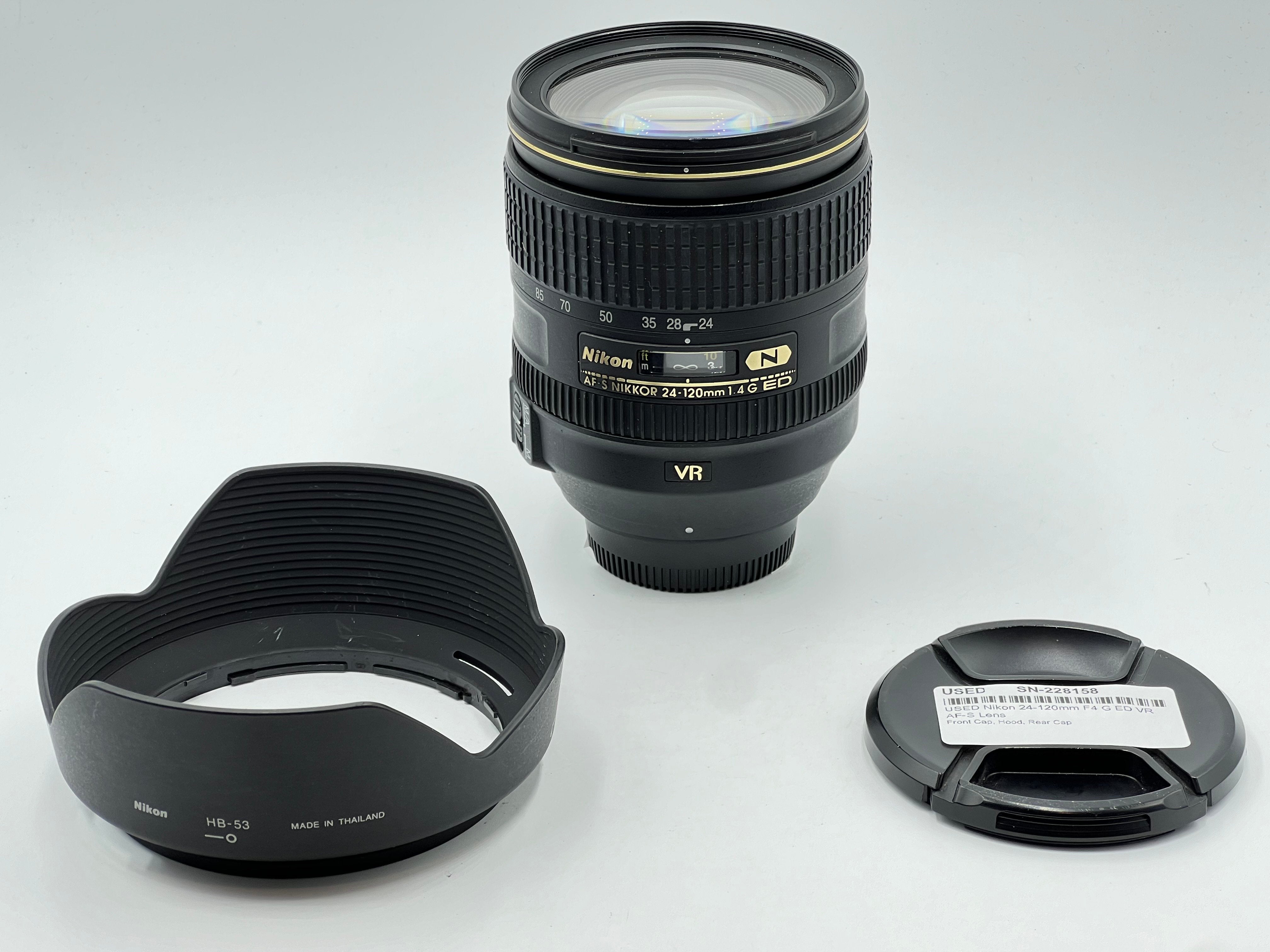 USED Nikon 24-120mm F4 G ED VR AF-S Lens