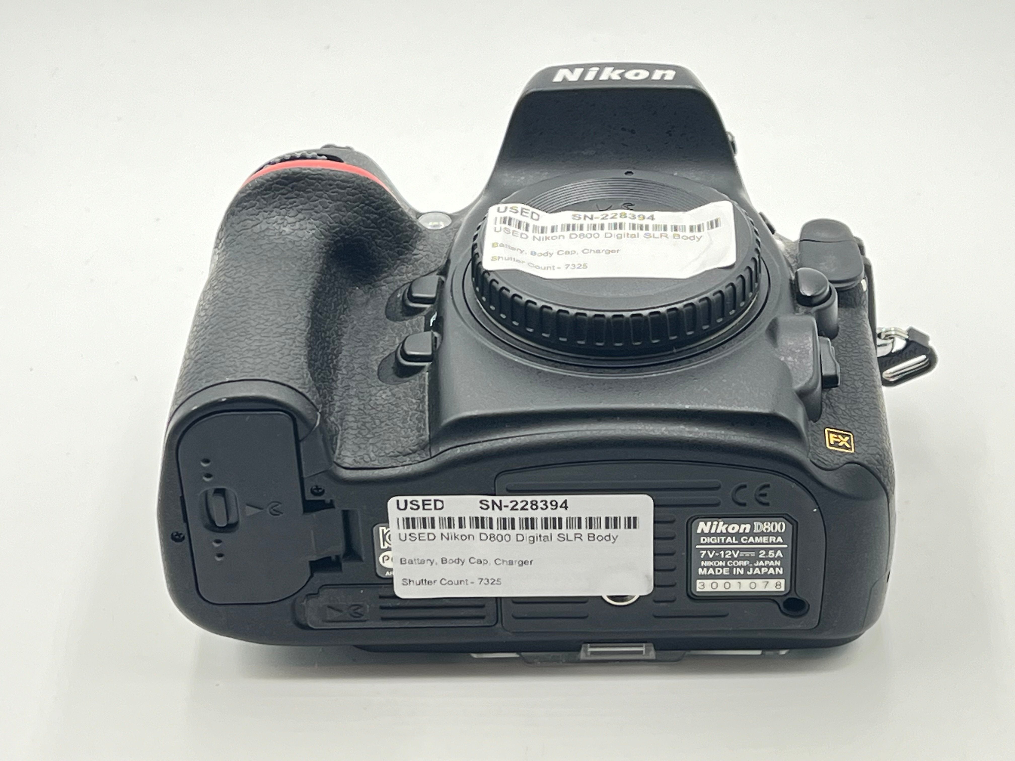 USED Nikon D800 Digital SLR Body