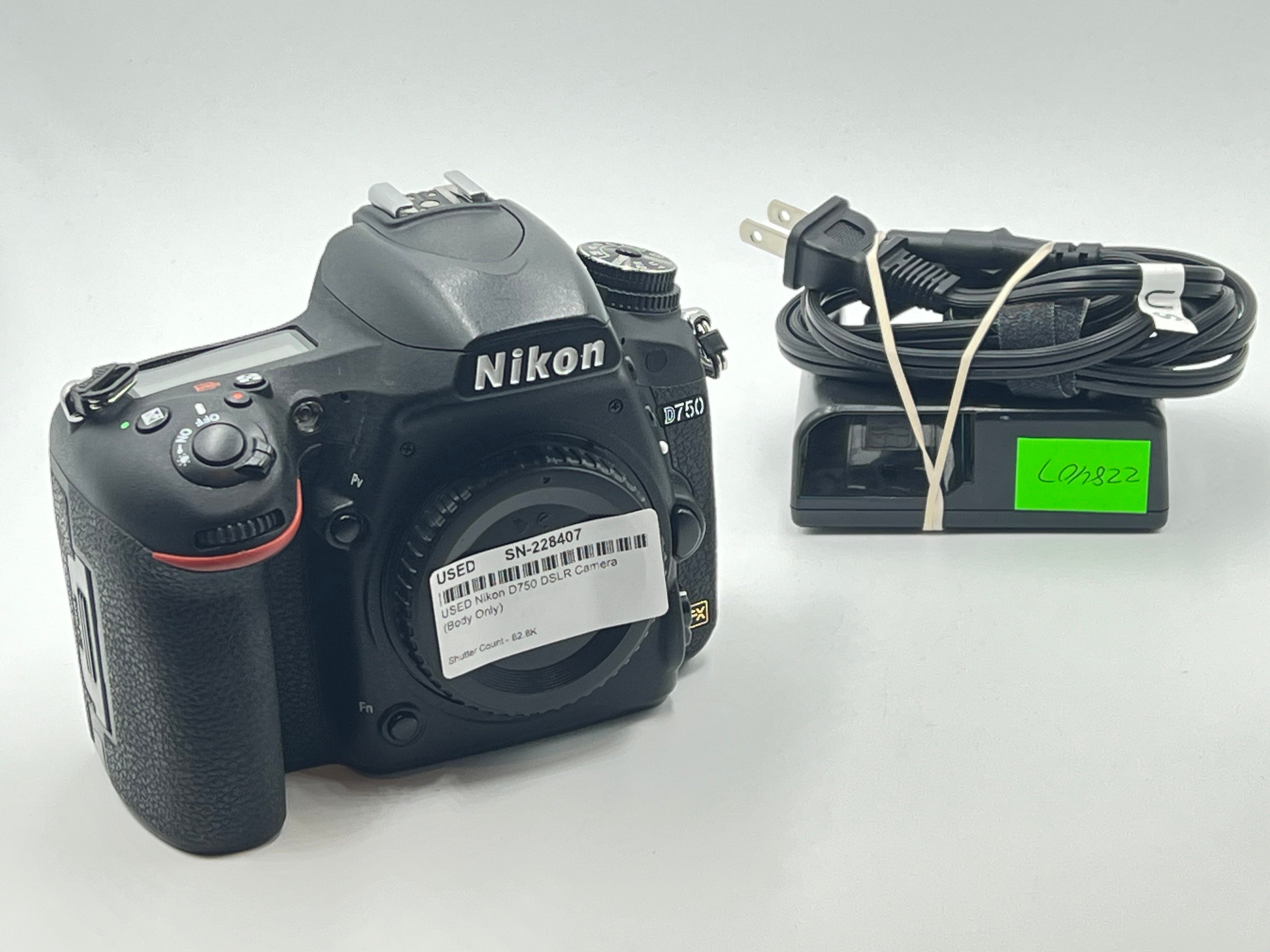 USED Nikon D750 DSLR Camera (Body Only)