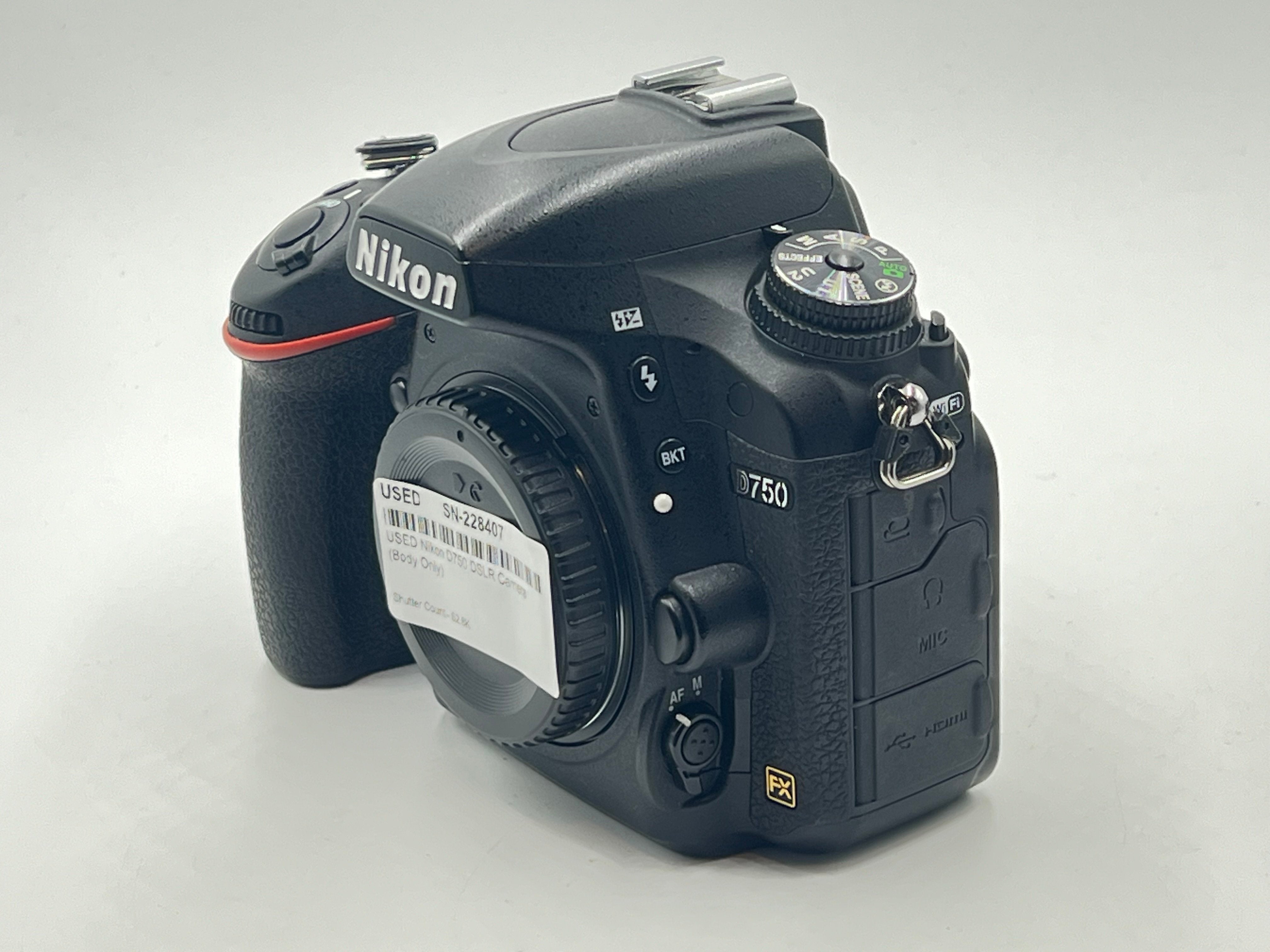 USED Nikon D750 DSLR Camera (Body Only)