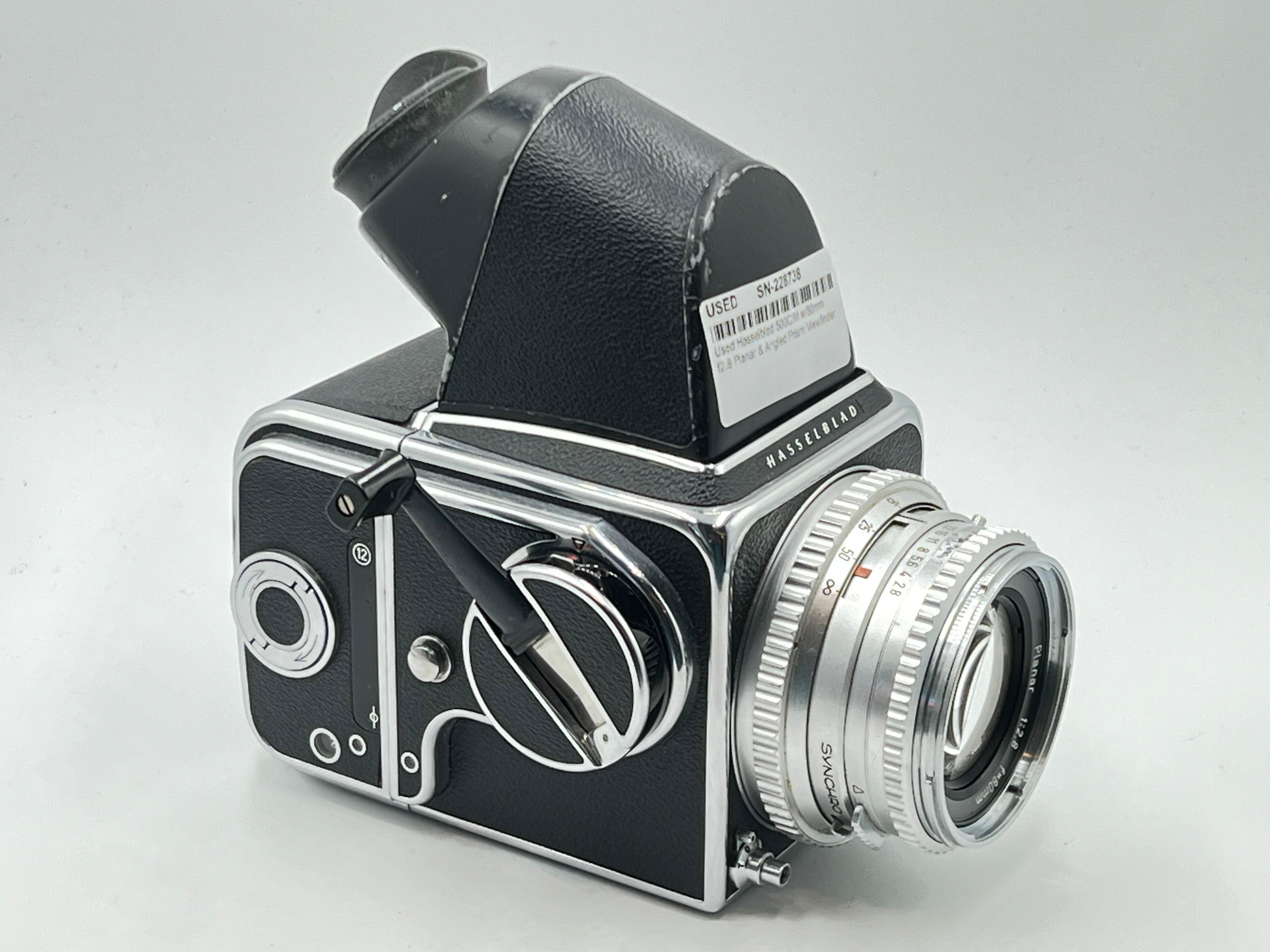 Used Hasselblad 500C/M w/80mm f2.8 Planar & Angled Prism Viewfinder