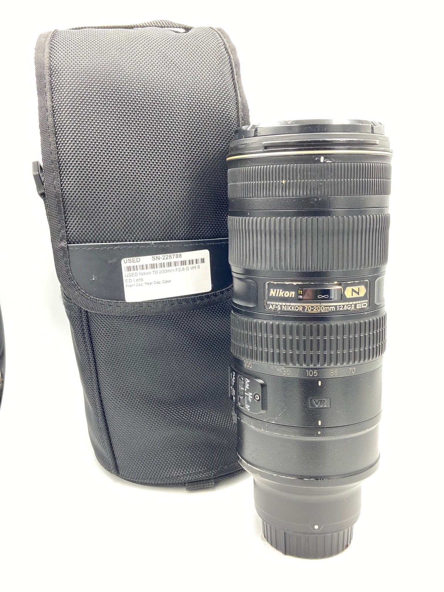 USED Nikon 70-200mm F2.8 G VR II ED Lens