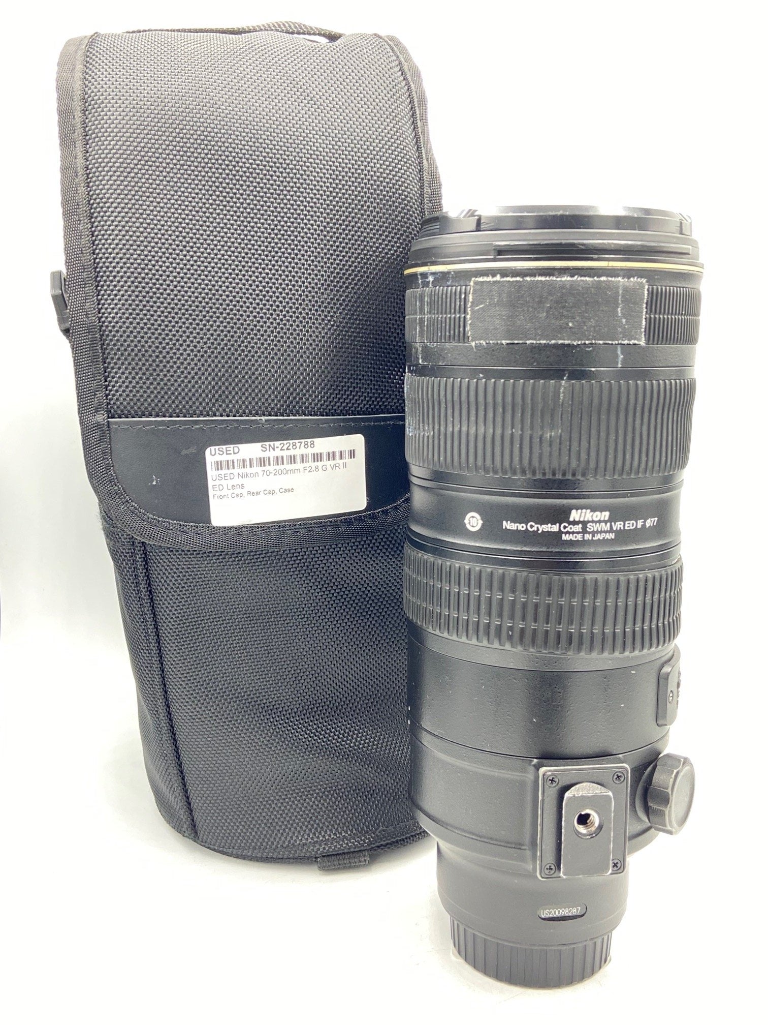 USED Nikon 70-200mm F2.8 G VR II ED Lens