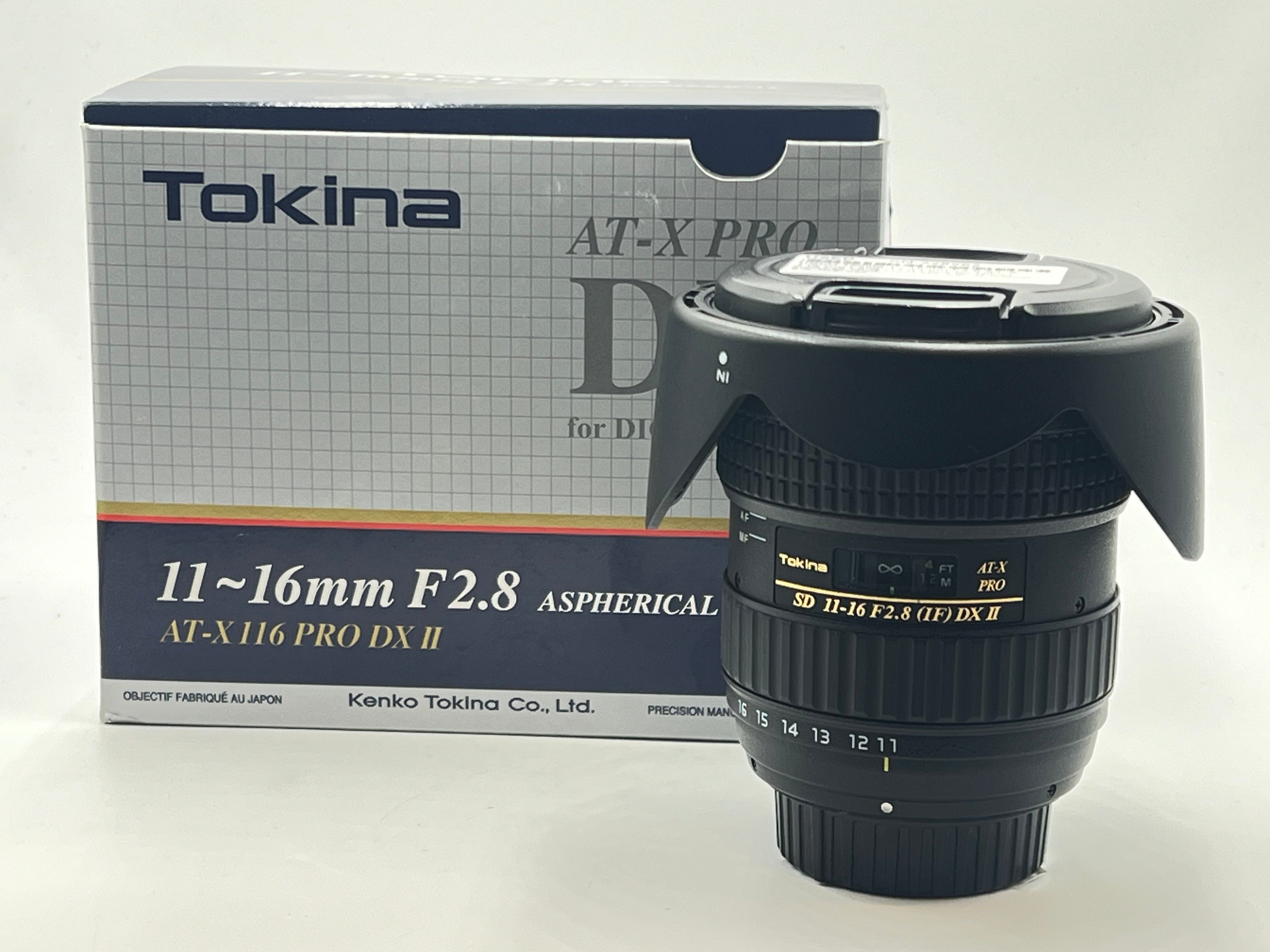 USED Tokina 11-16mm F2.8 AT-X 116 Pro Lens DX II Lens for Nikon