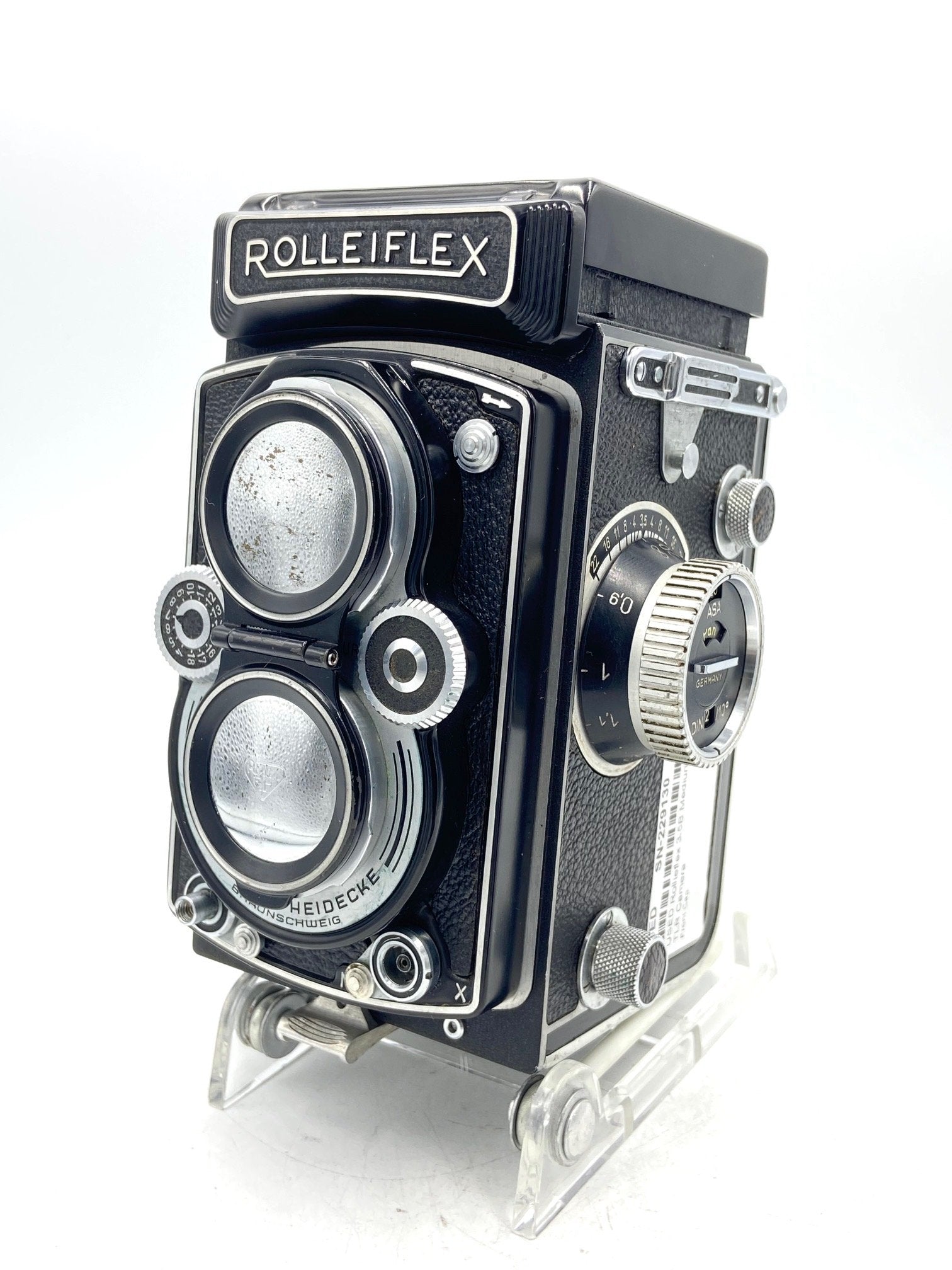 USED Rollieflex 3.5B Medium Format TLR Camera