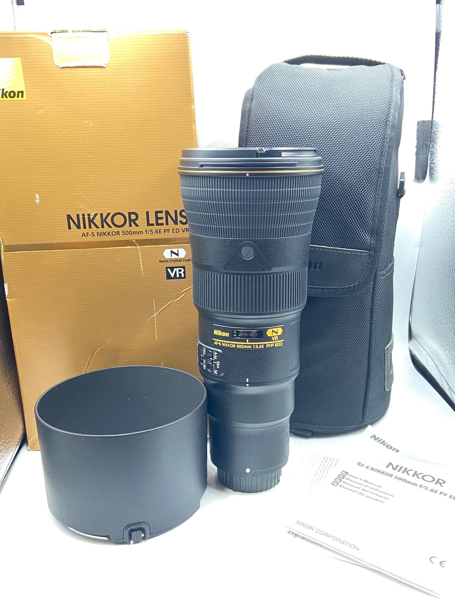 USED Nikon 500mm f/5.6E PF AF-S Nikkor