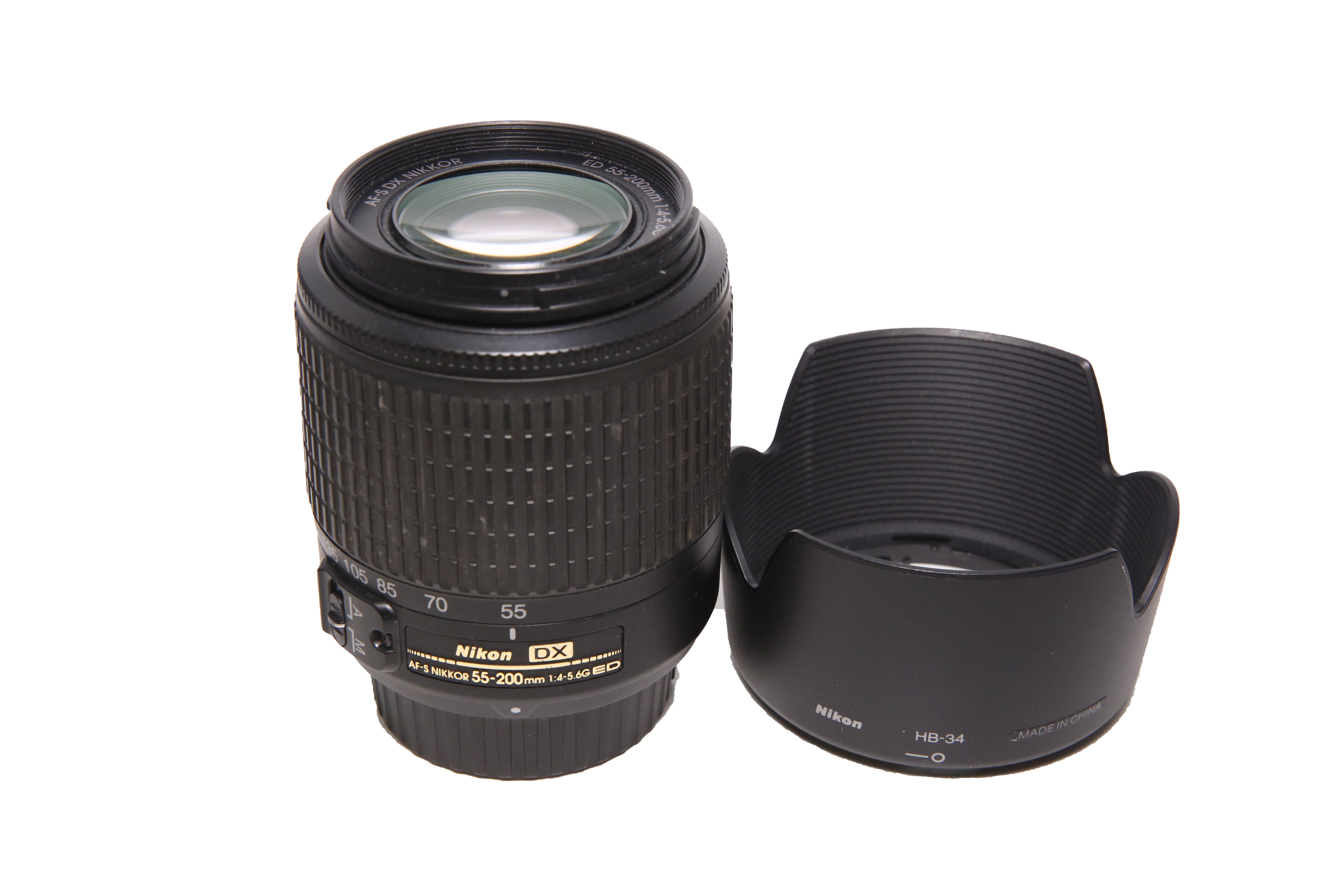 USED Nikon 55-200mm F4-5.6 G ED AF-S DX Lens