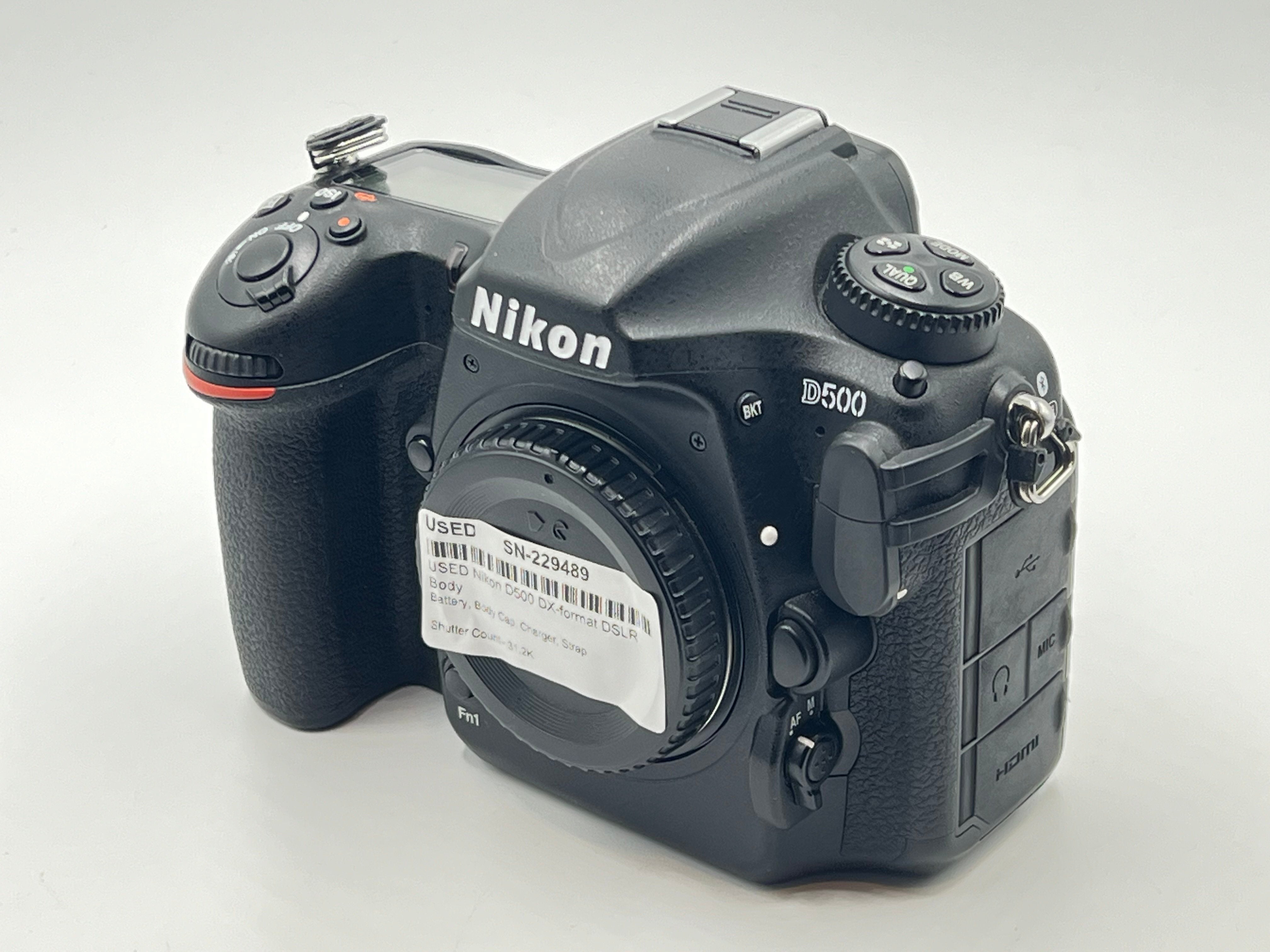 USED Nikon D500 DX-format DSLR Body