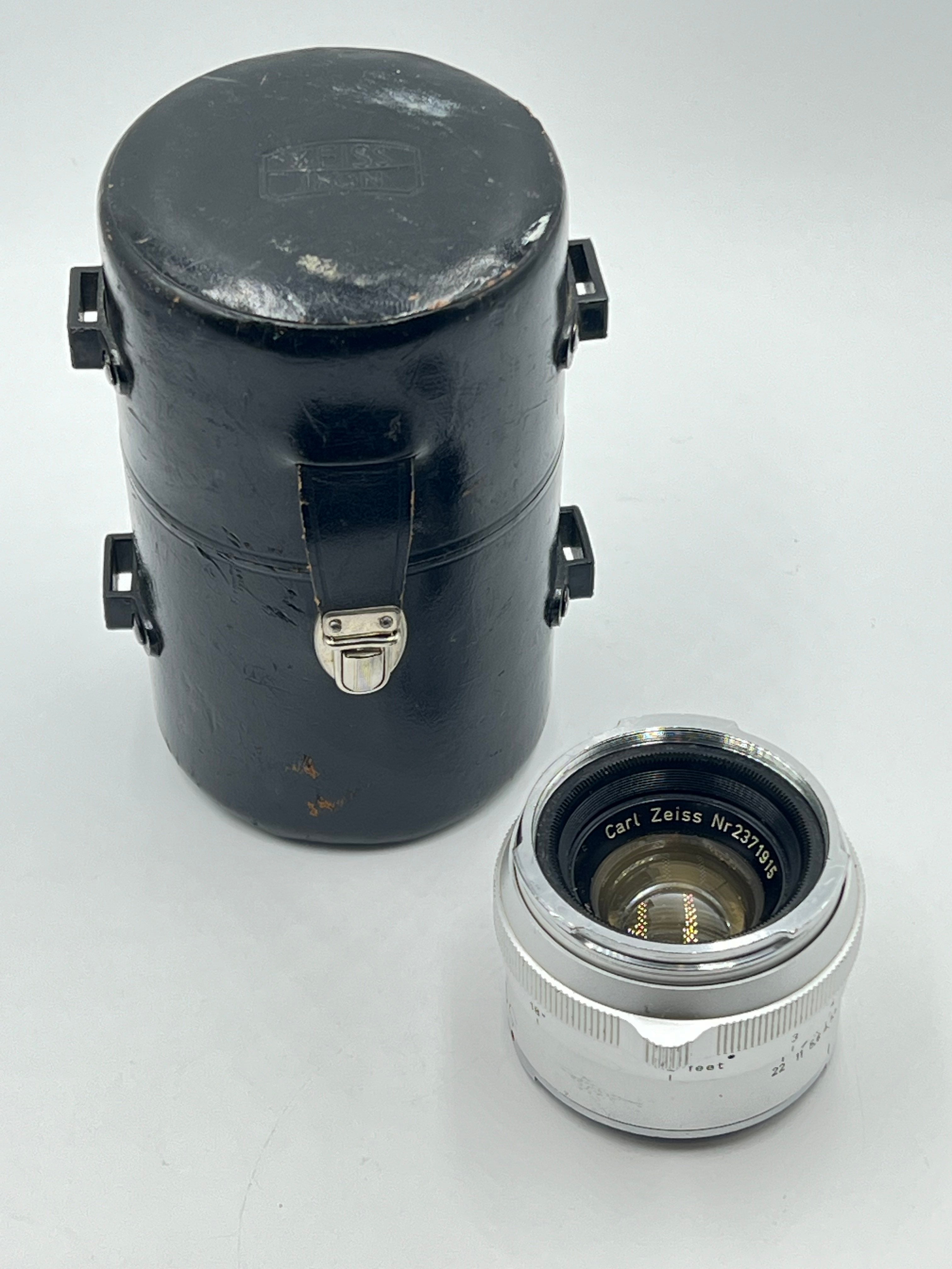 Used Carl Zeiss Planar 50mm F/2 Lens For Contarex Bullseye Camera