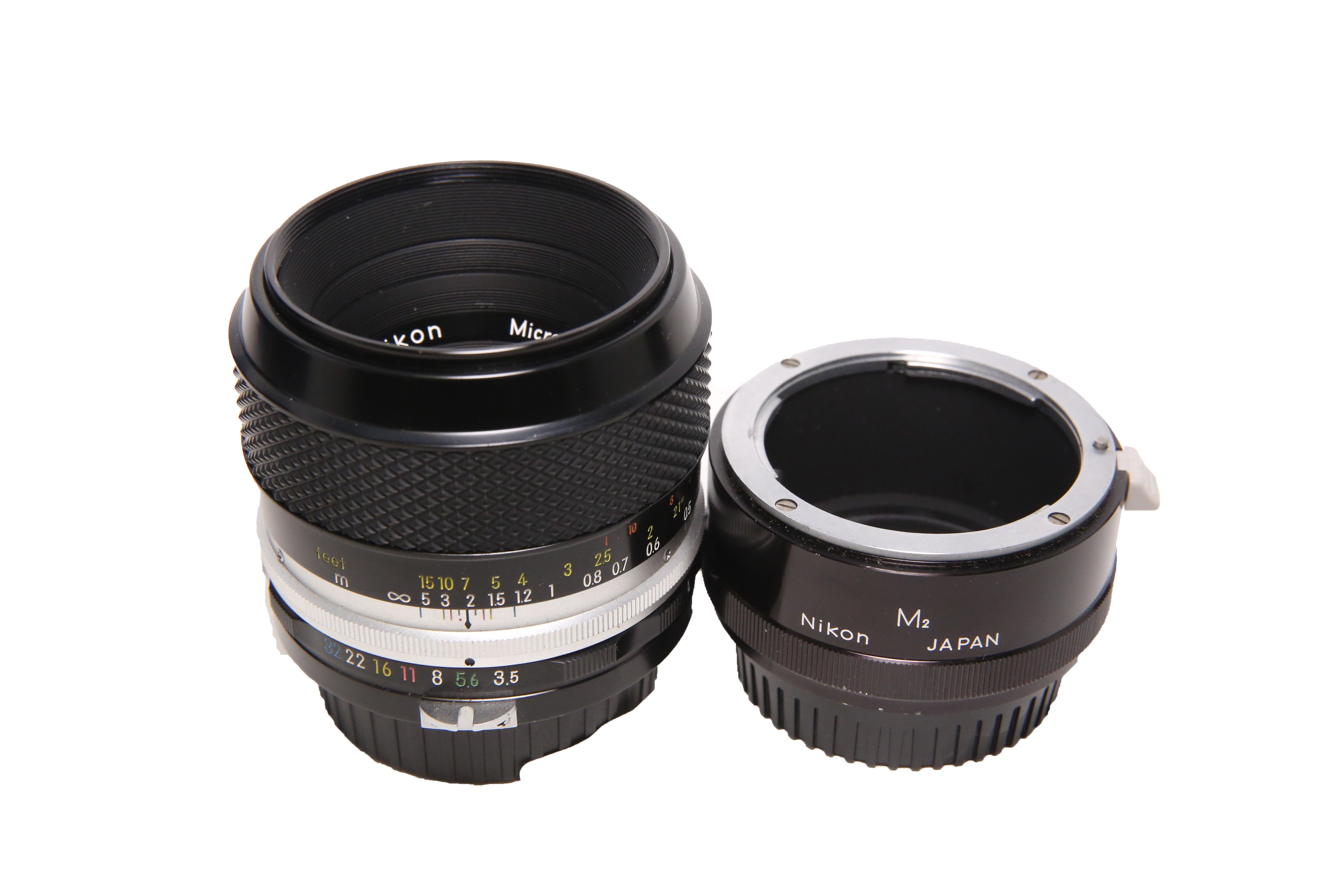 USED Nikkor P-C micro 55mm f/3.5 w/M2 ring