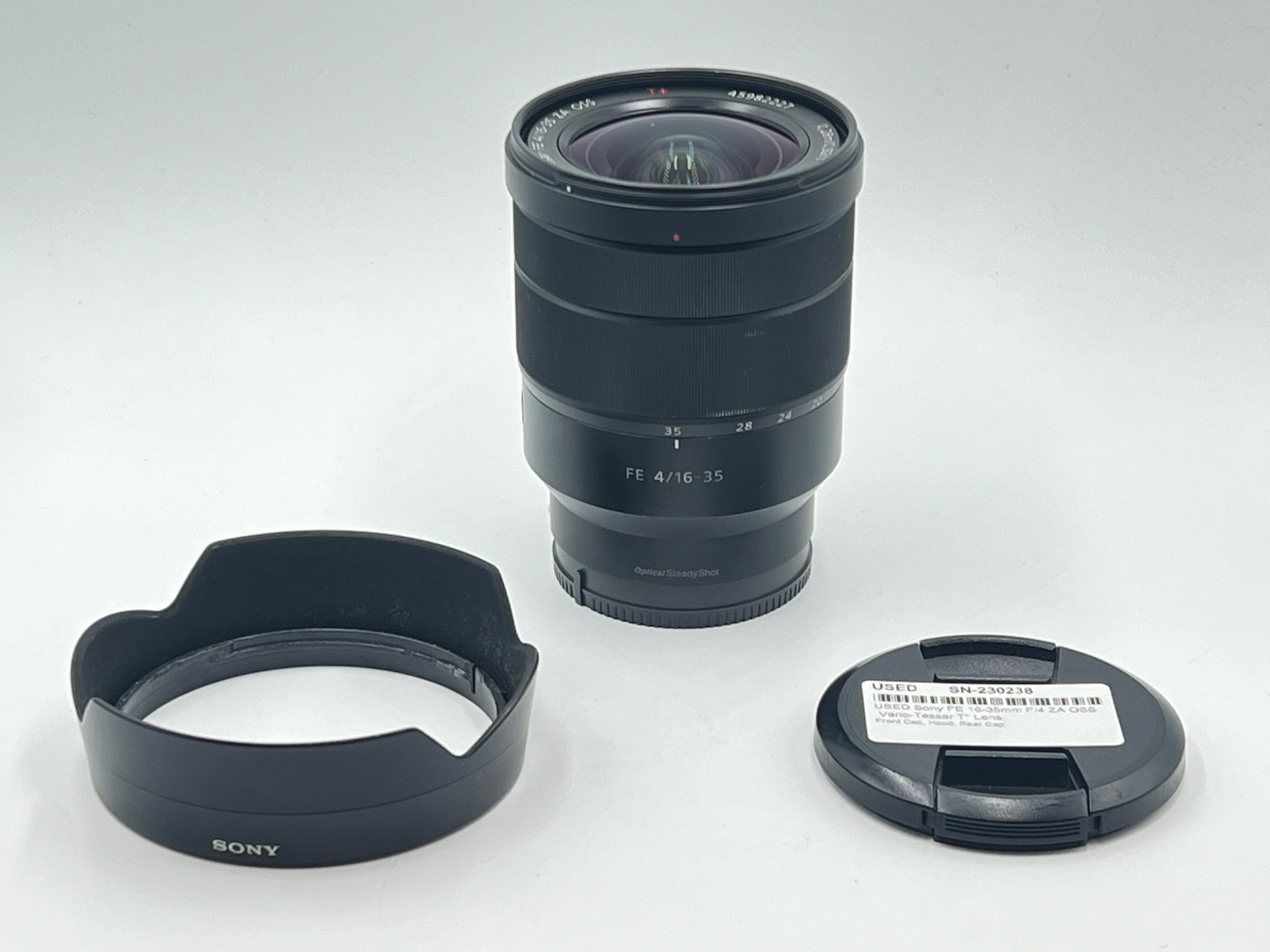 USED Sony FE 16-35mm F/4 ZA OSS  Vario-Tessar T* Lens