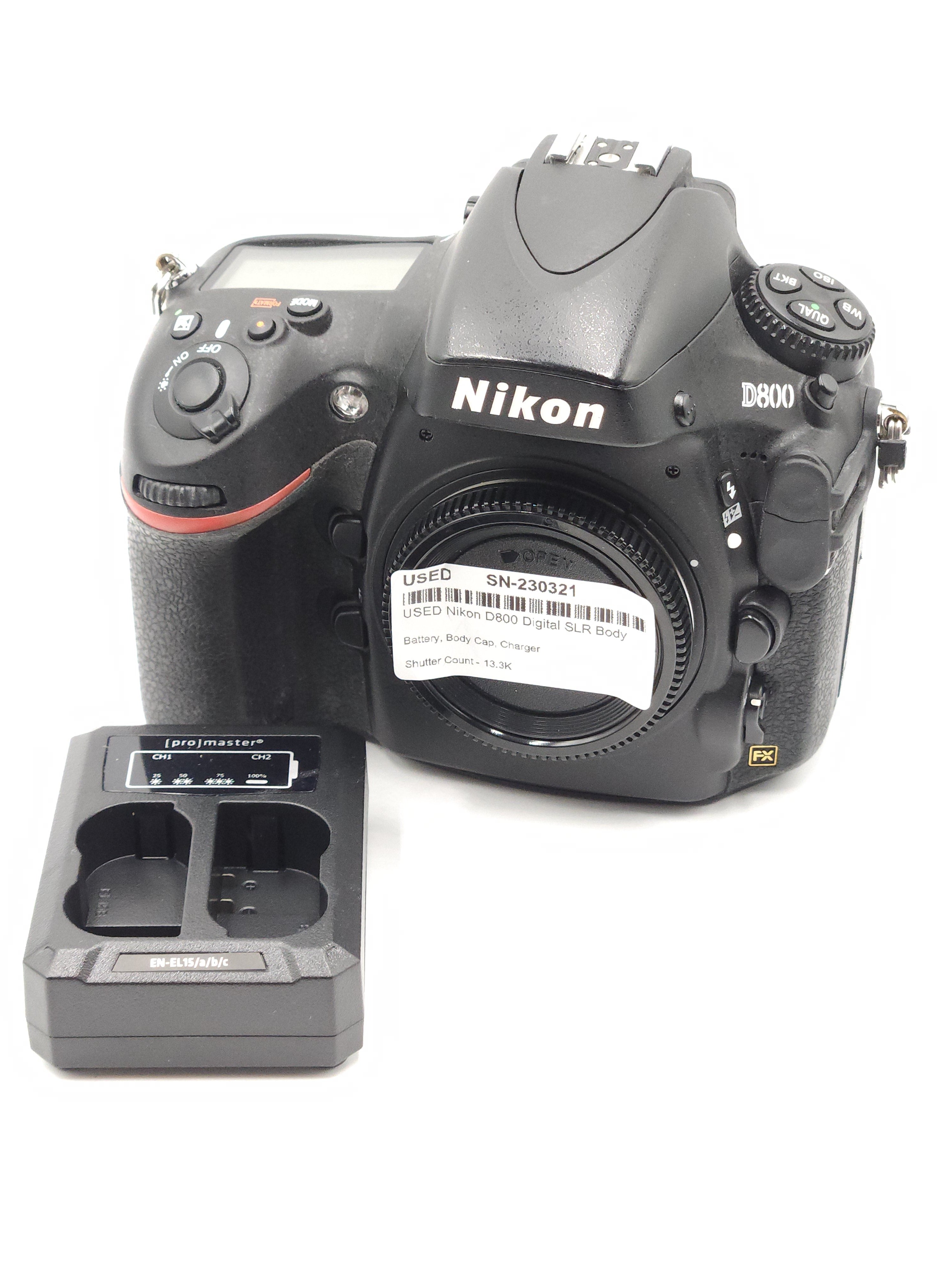 USED Nikon D800 Digital SLR Body