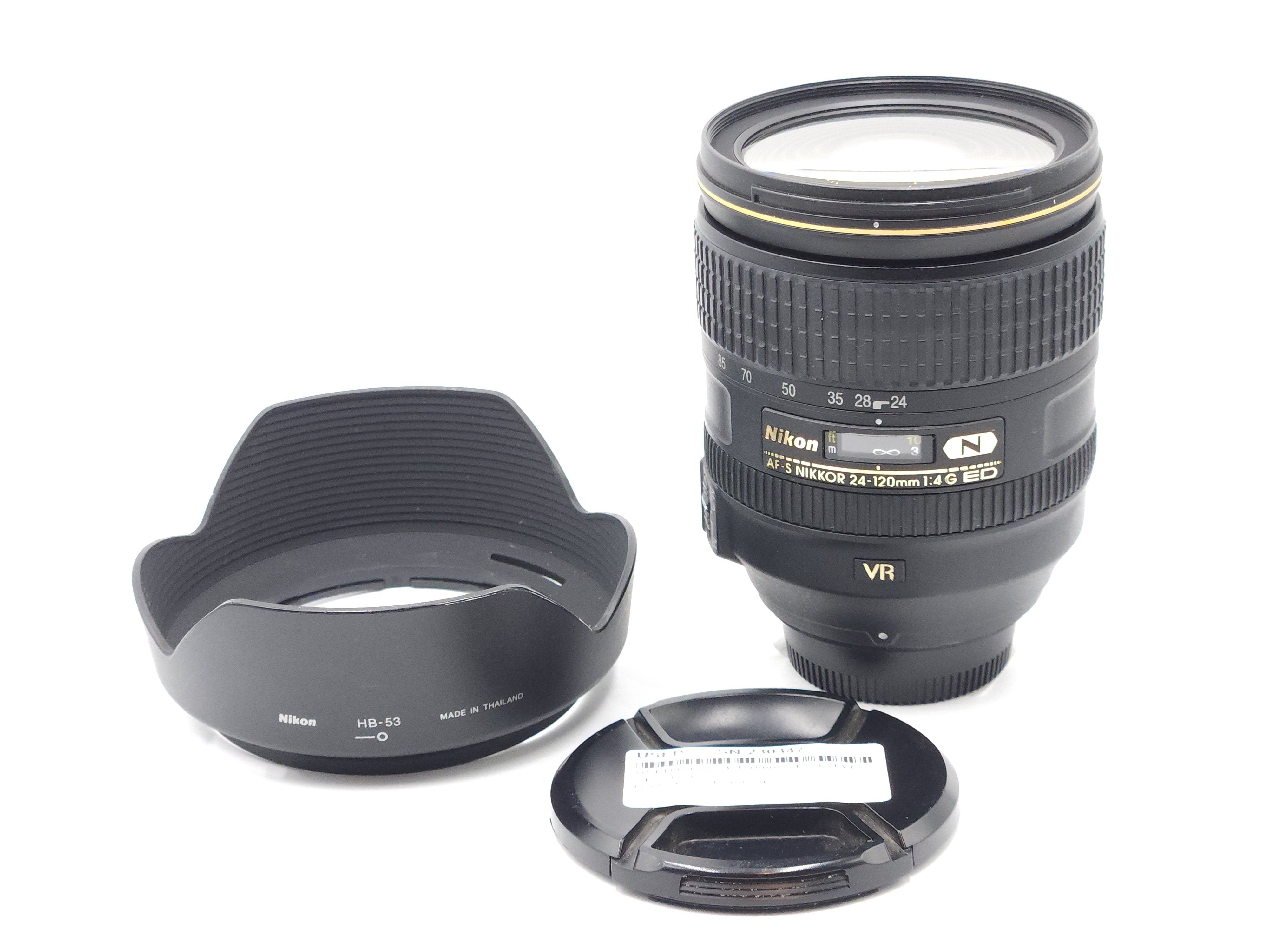 USED Nikon 24-120mm F4 G ED VR AF-S Lens