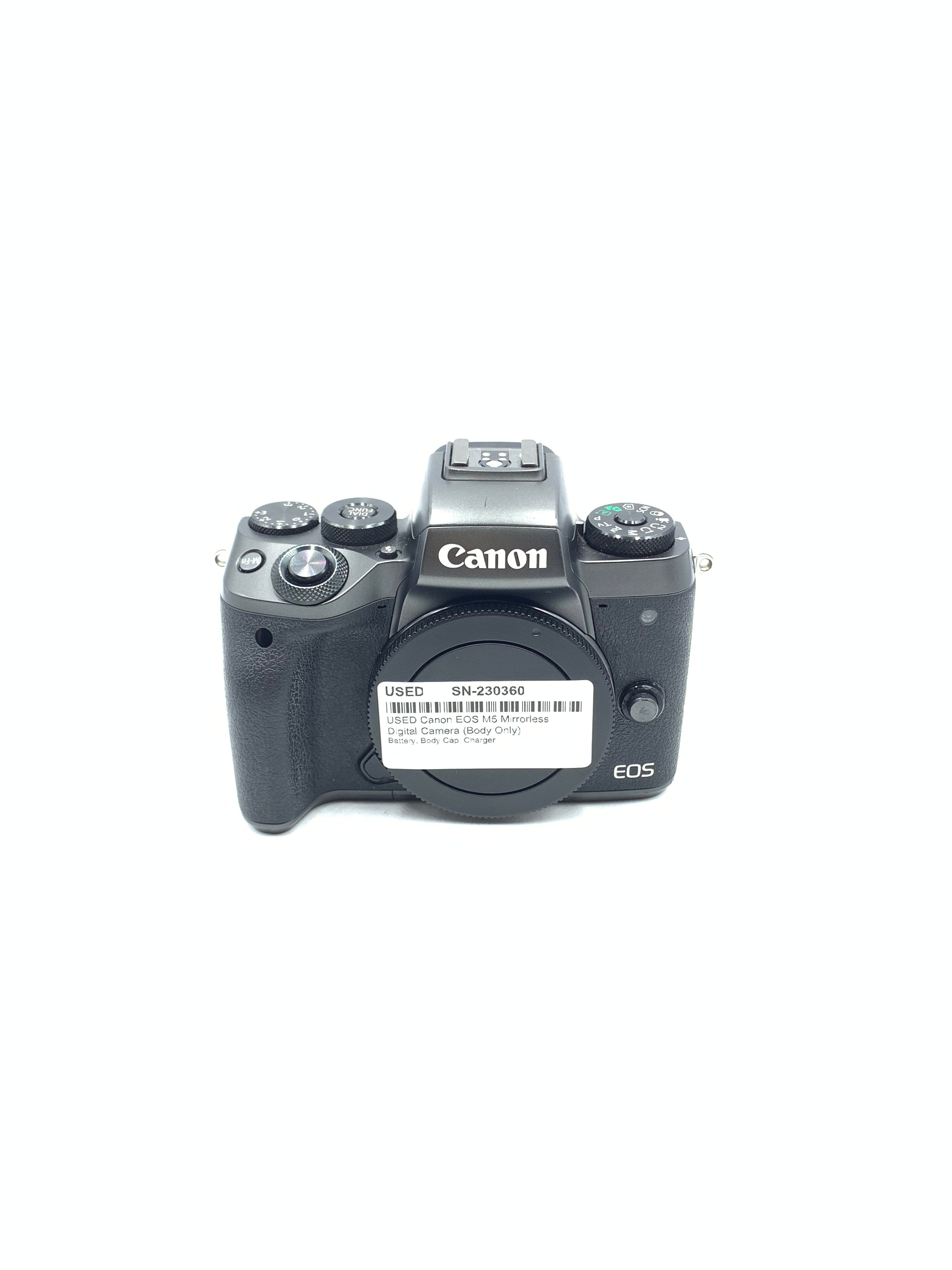 USED Canon EOS M5 Mirrorless Digital Camera (Body Only)