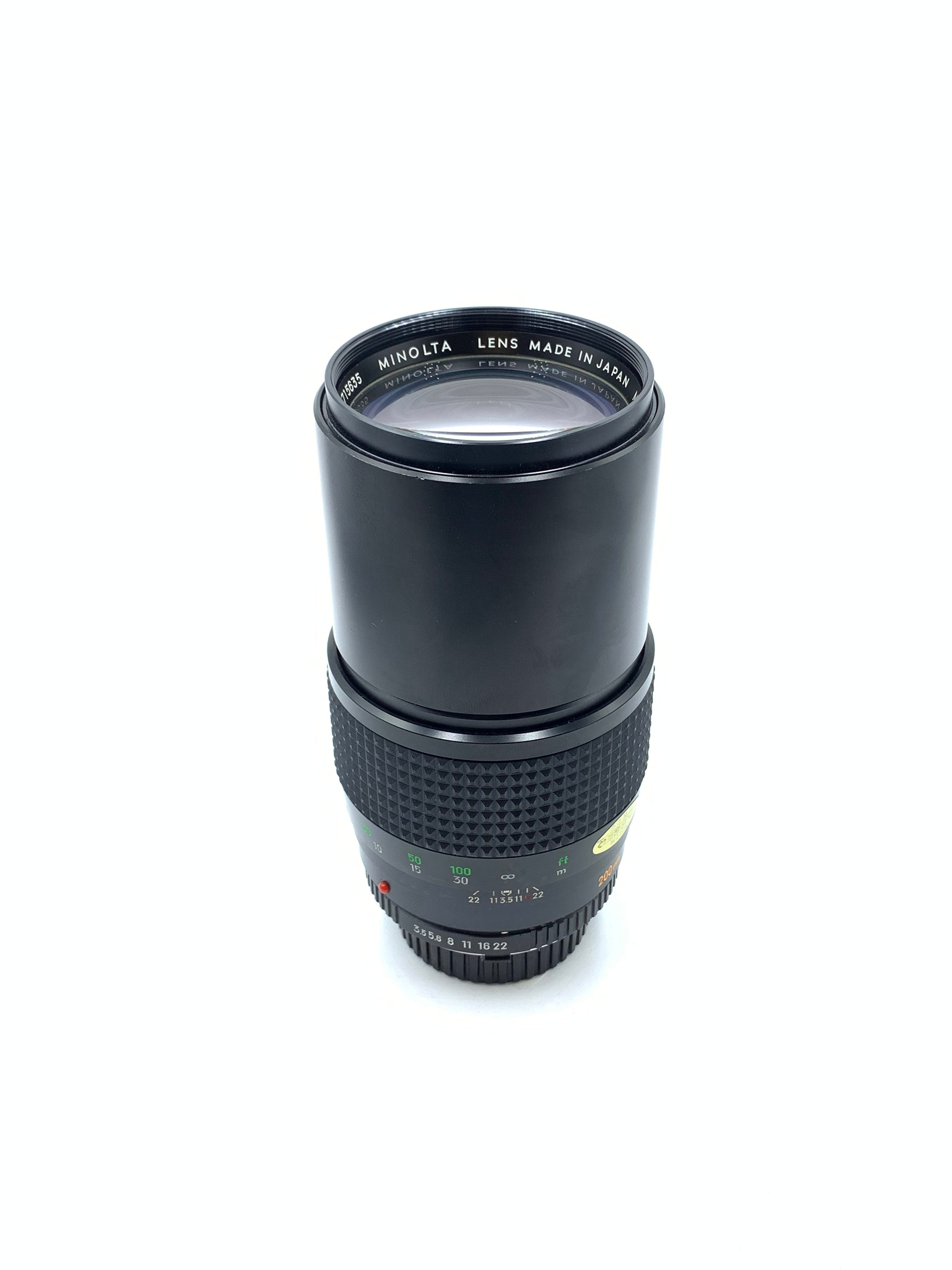 Used Minolta 200mm f3.5 MD Lens