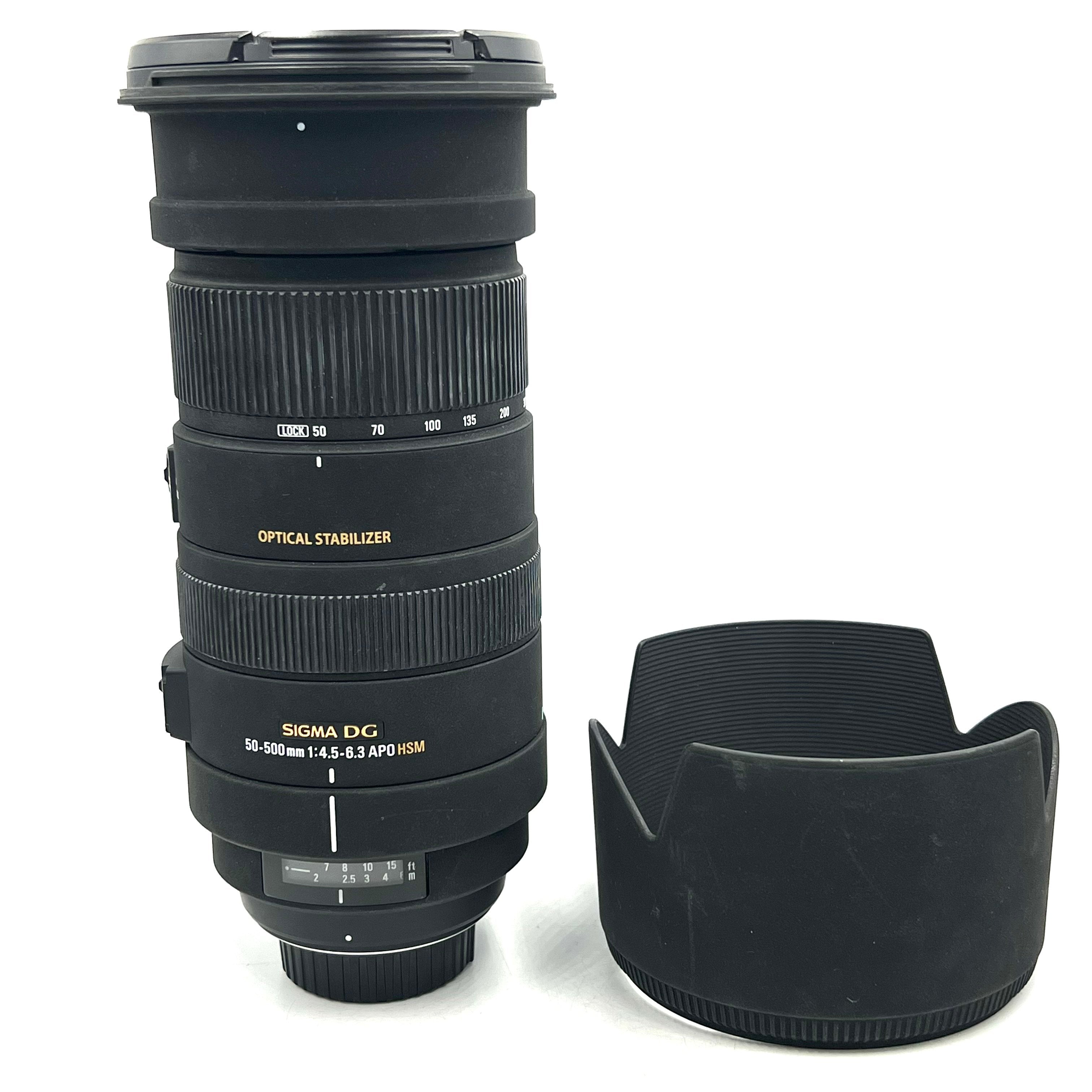 USED Sigma 50-500mm F4.5-6.3 DG HSM OS Lens For Nikon