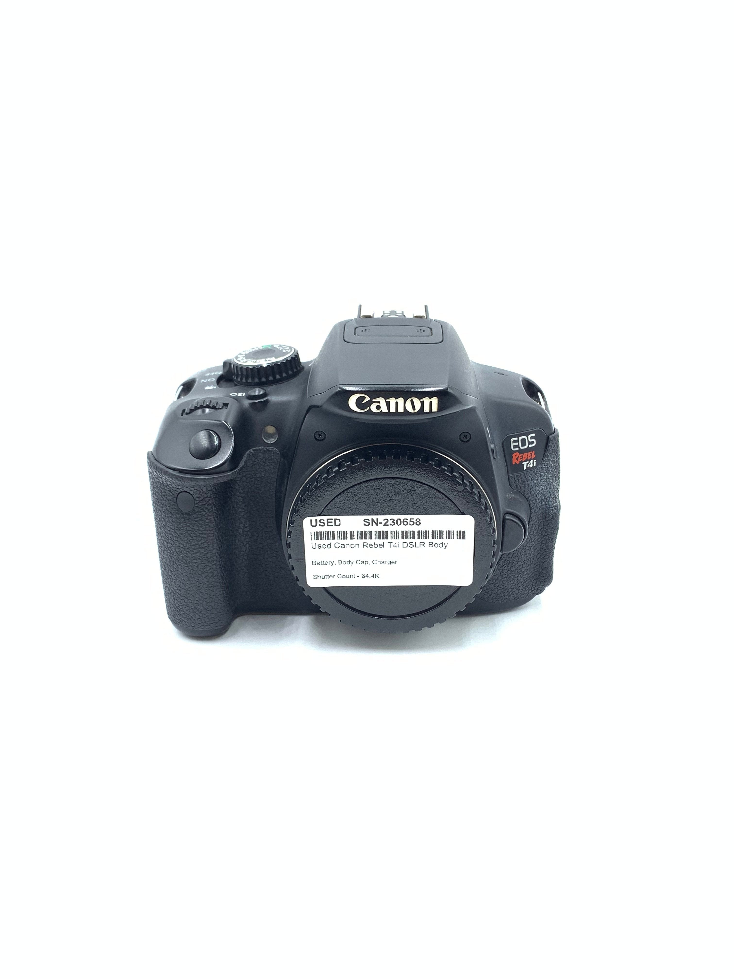 Canon Rebel t4i newest DSLR camera body