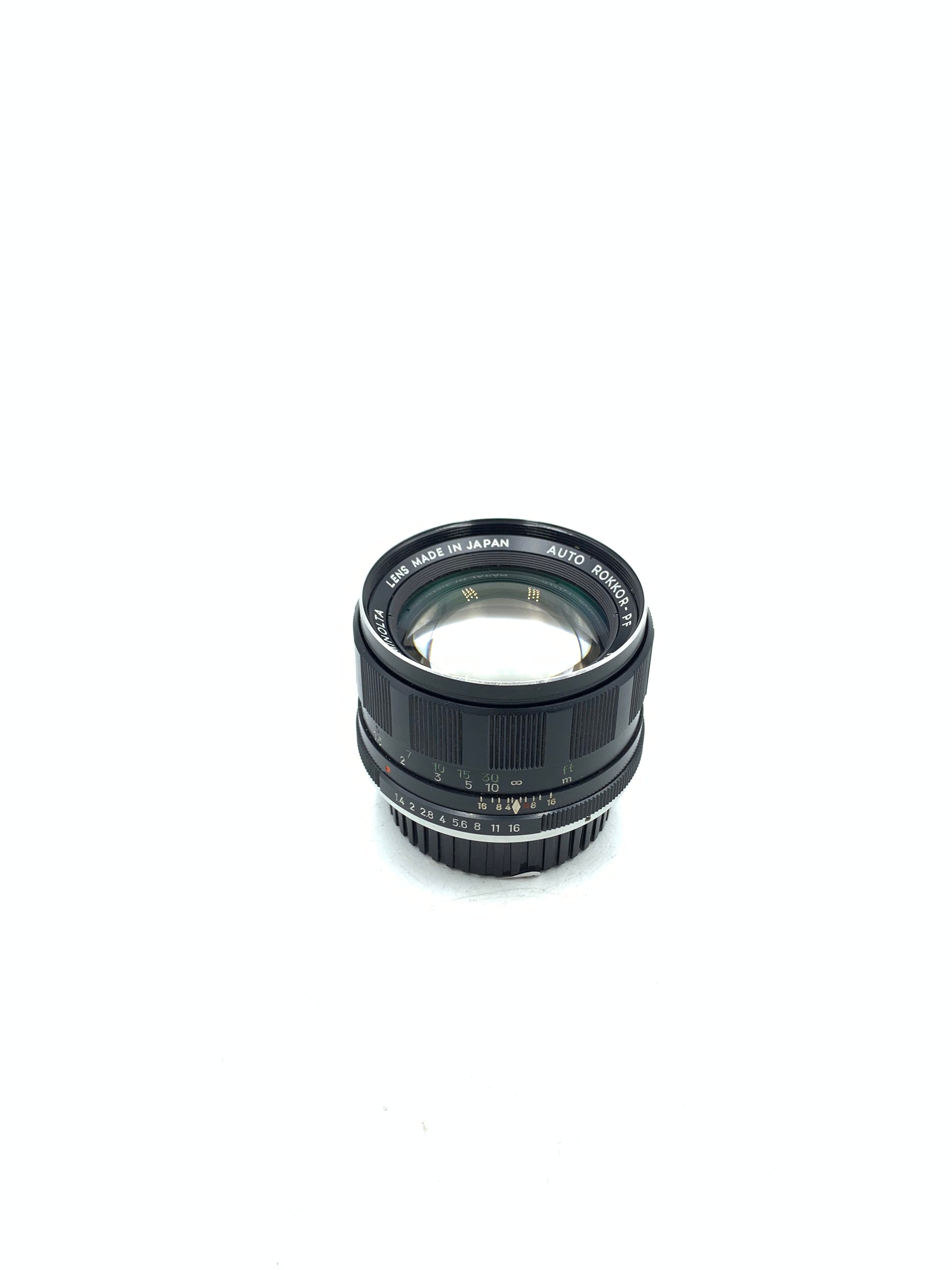 USED Minolta Rokkor PF 58mm F1.4 MF Lens