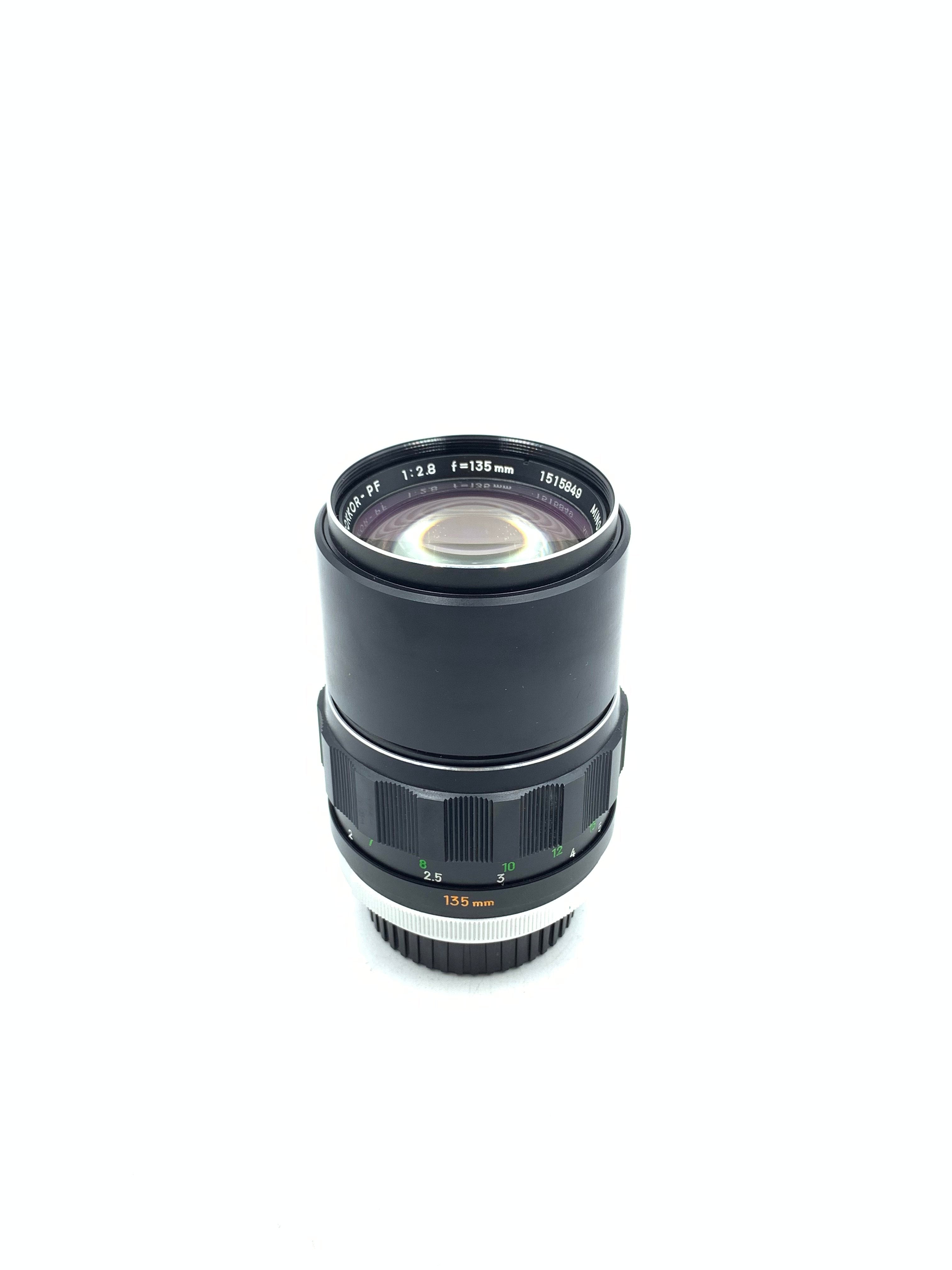 USED Minolta Rokkor PF 135mm F2.8 MF Lens