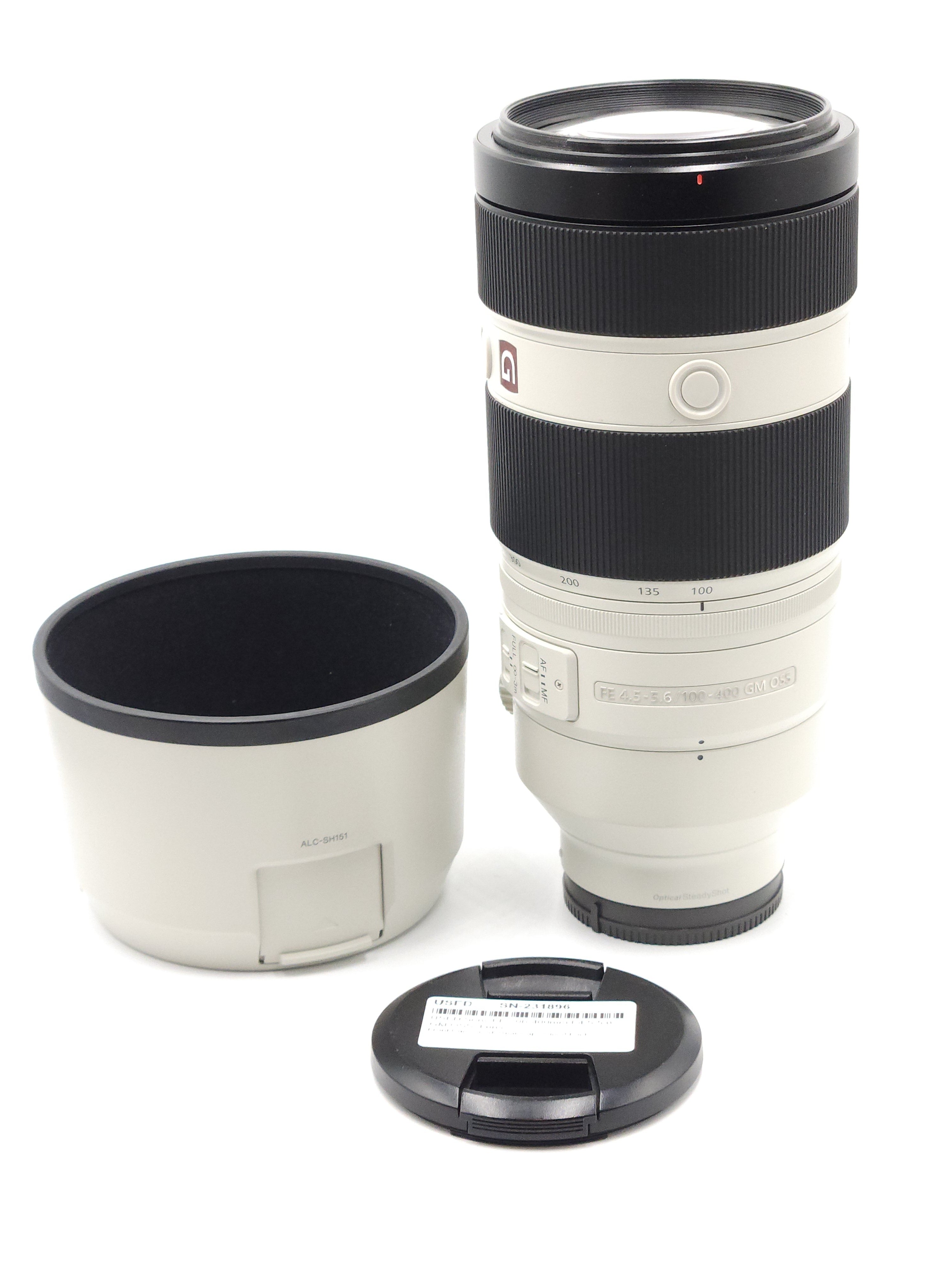 USED Sony FE 100-400mm F4.5-5.6 GM OSS  Lens