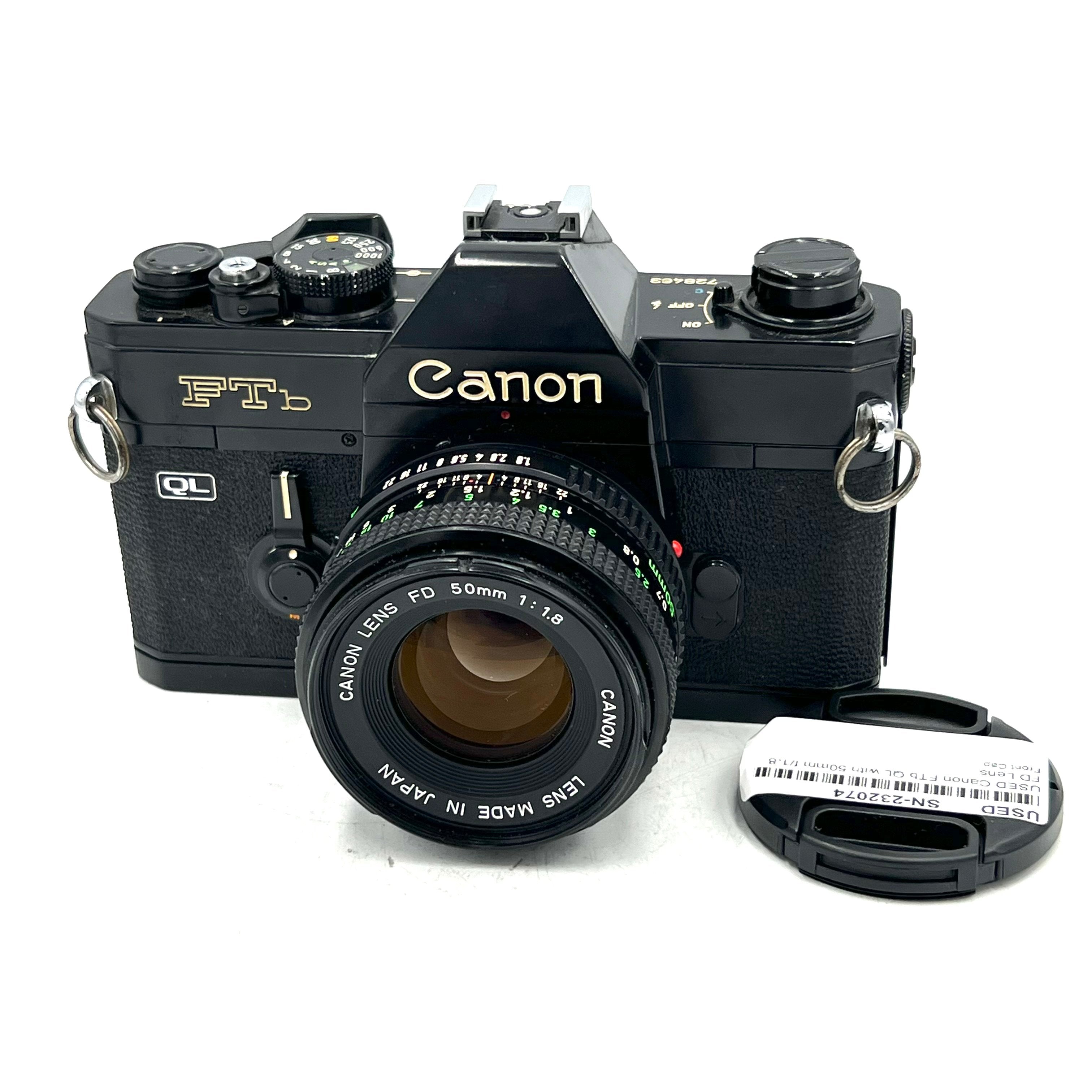 USED Canon FTb QL with 50mm f/1.8 FD Lens