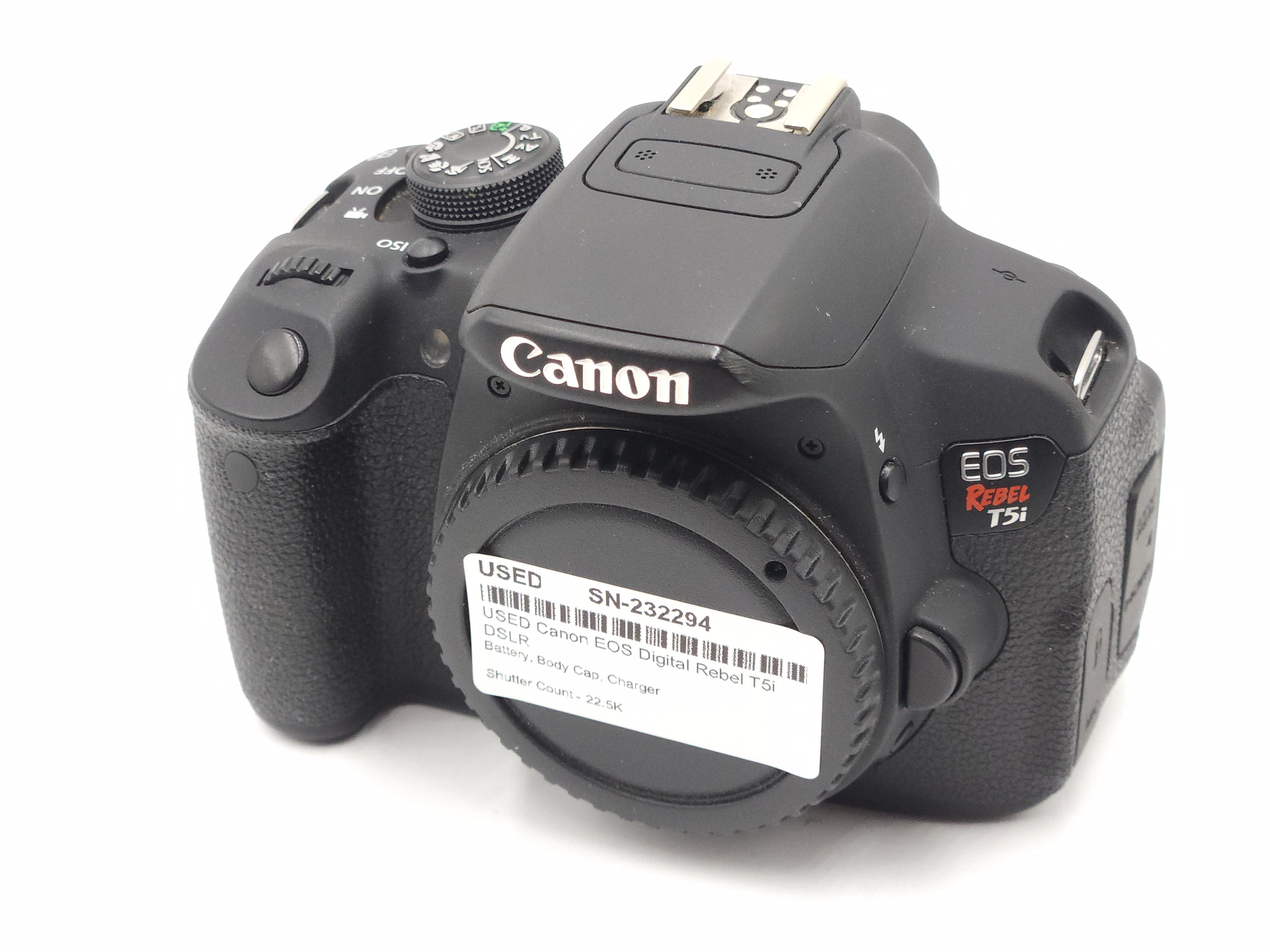 USED Canon EOS Digital Rebel T5i DSLR