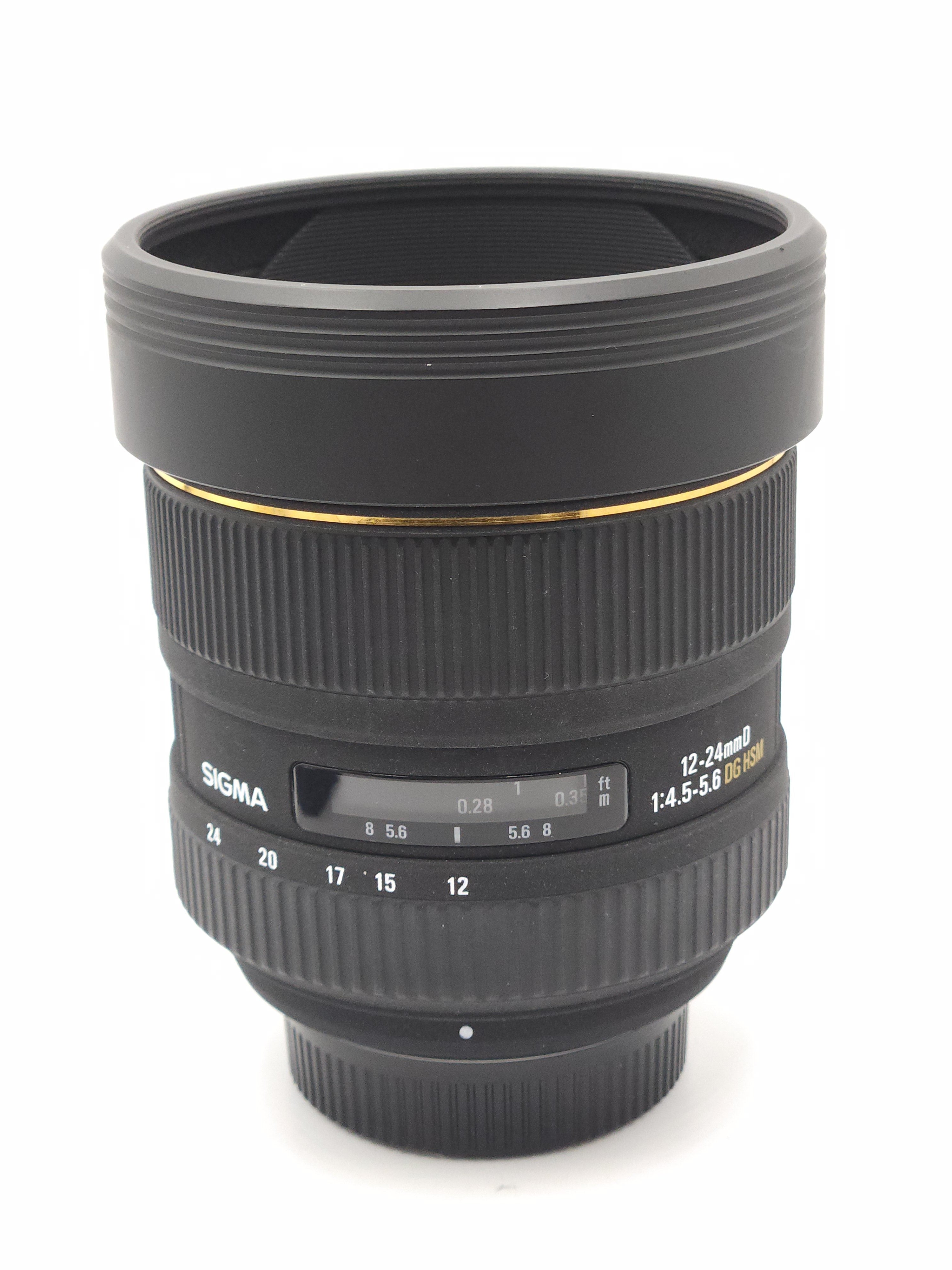 Used Sigma 12-24mm D f4.5-5.6 DG HSM EX (Nik-F) Lens