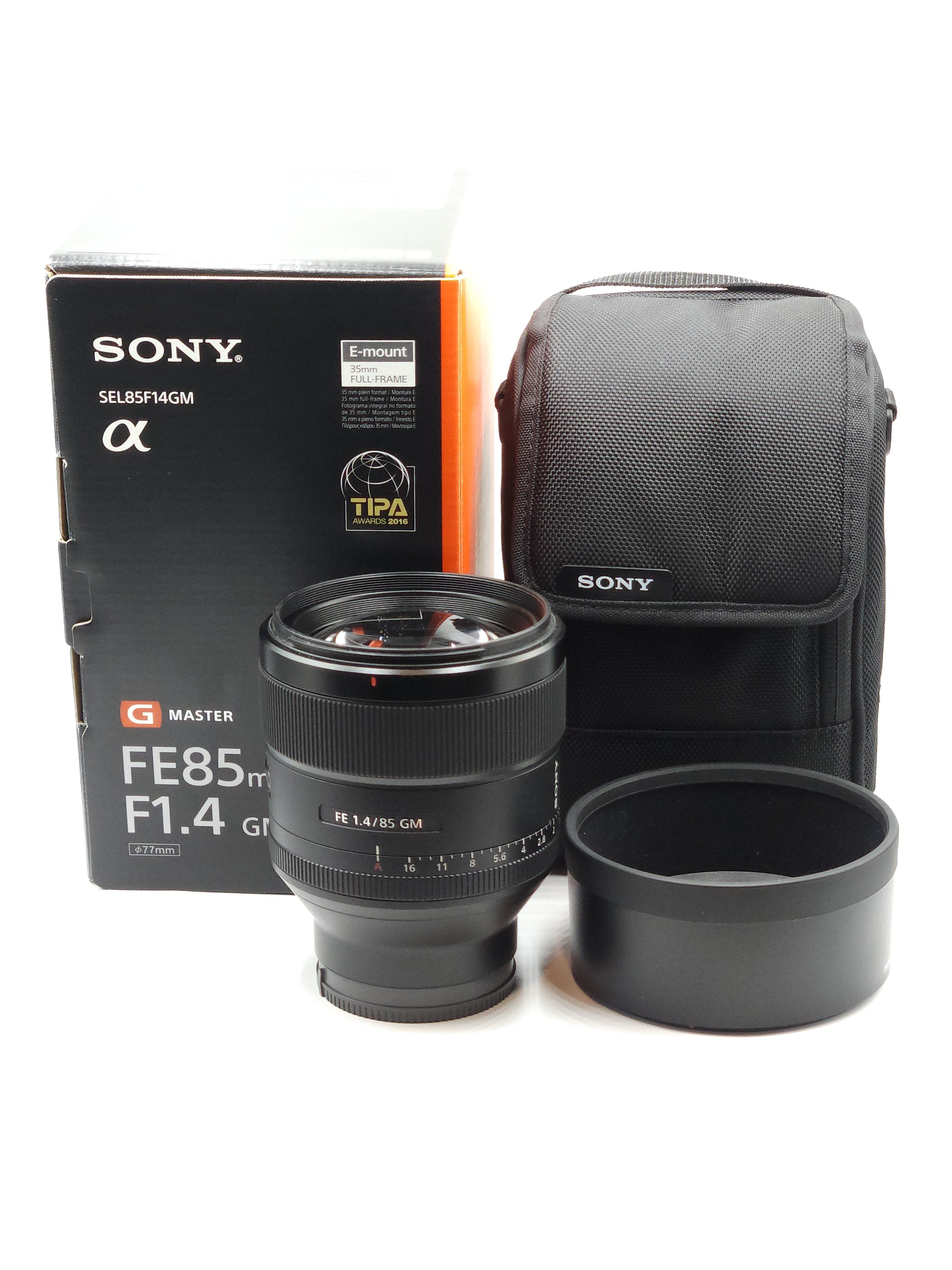 USED Sony 85mm F1.4 FE GM Lens