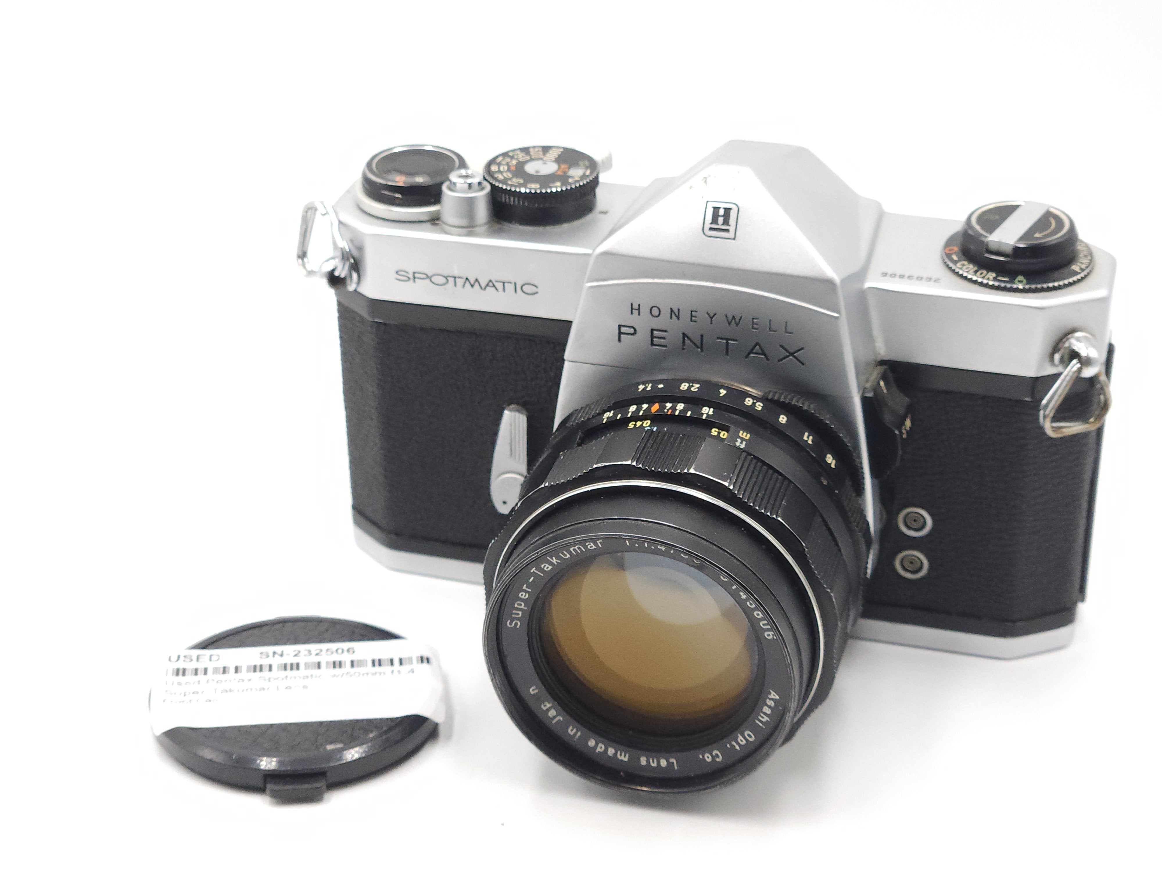 Used Pentax Spotmatic w/50mm f1.4 Super-Takumar Lens