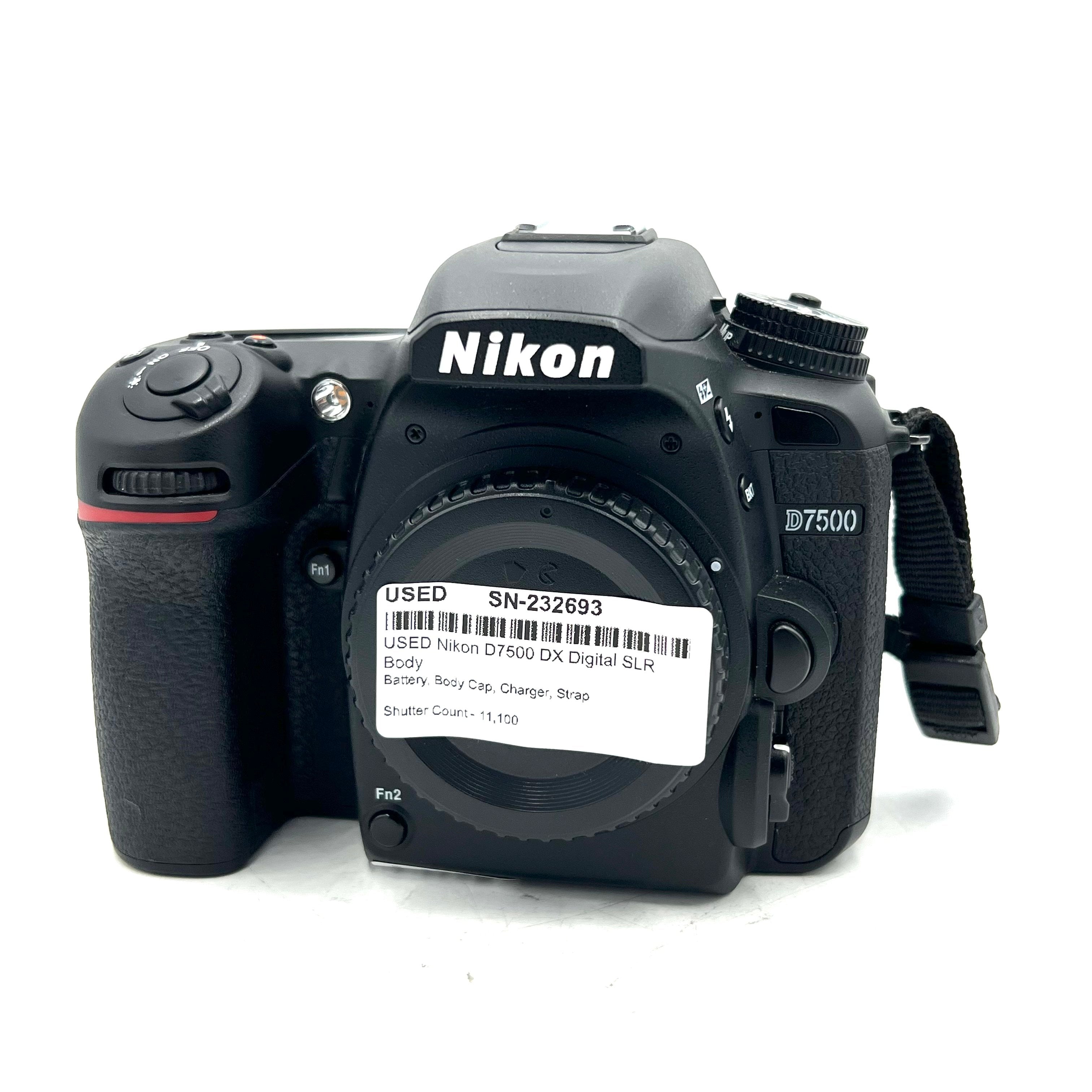 USED Nikon D7500 DX Digital SLR Body