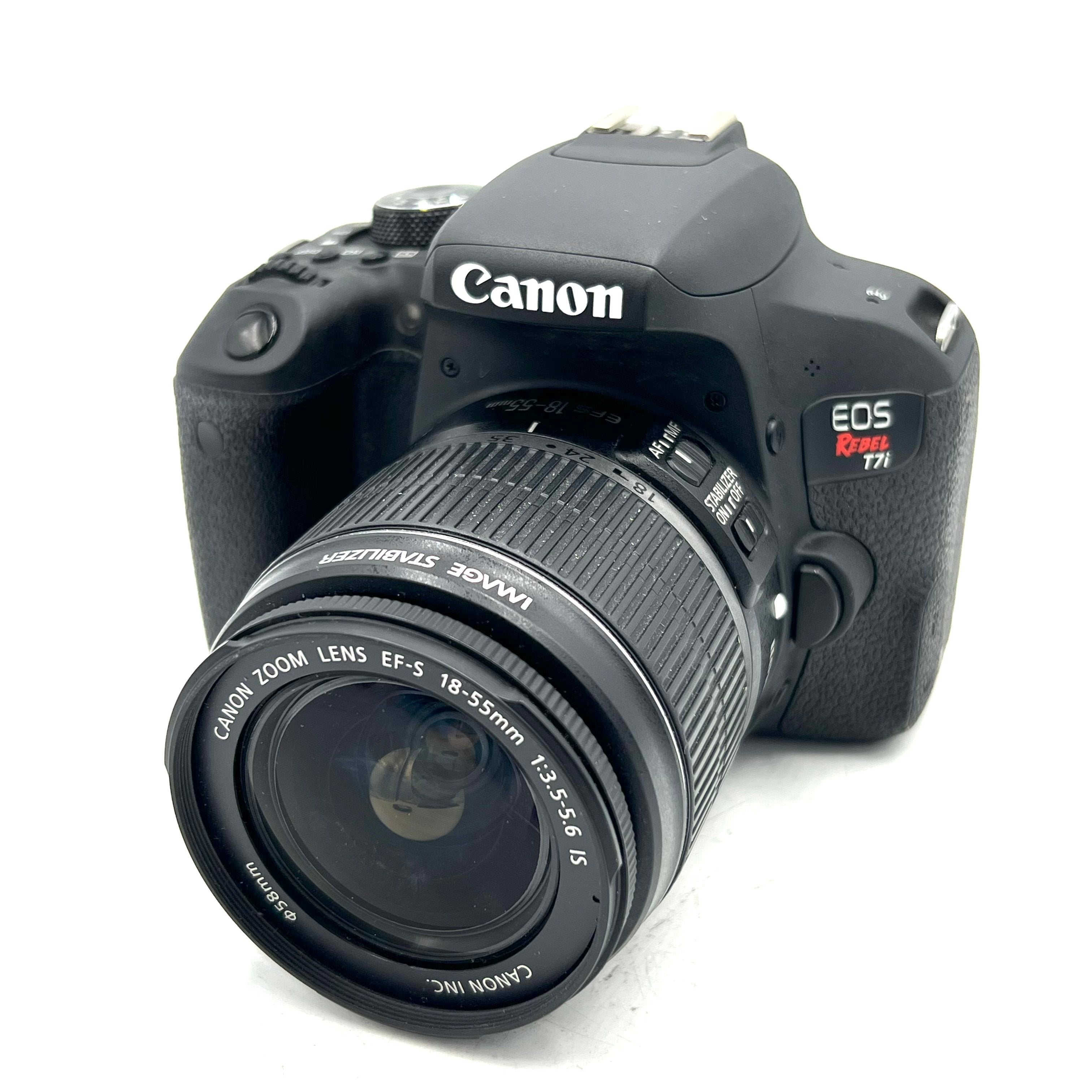 USED Canon EOS Rebel T7i DSLR Camera 18-55mm Lens