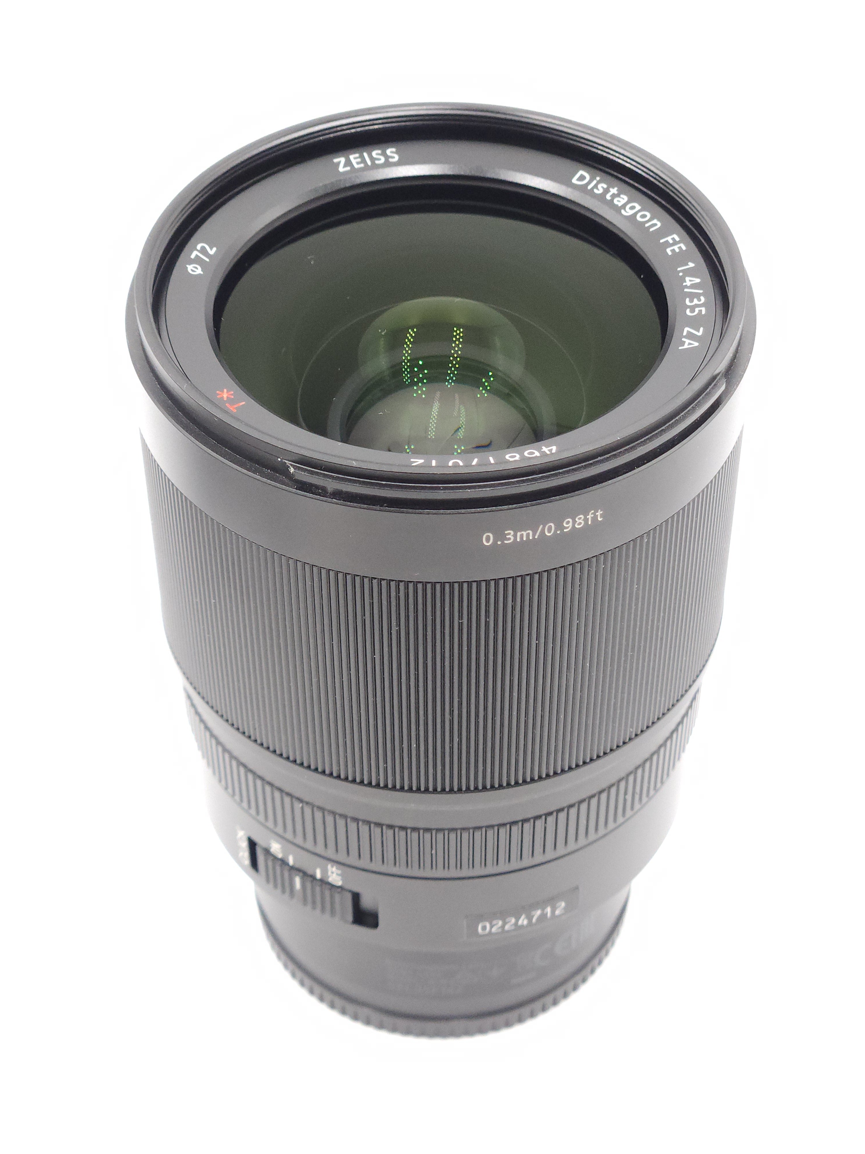 USED Sony 35mm f/1.4 Distagon T* FE ZA Lens Full-Frame E-Mount