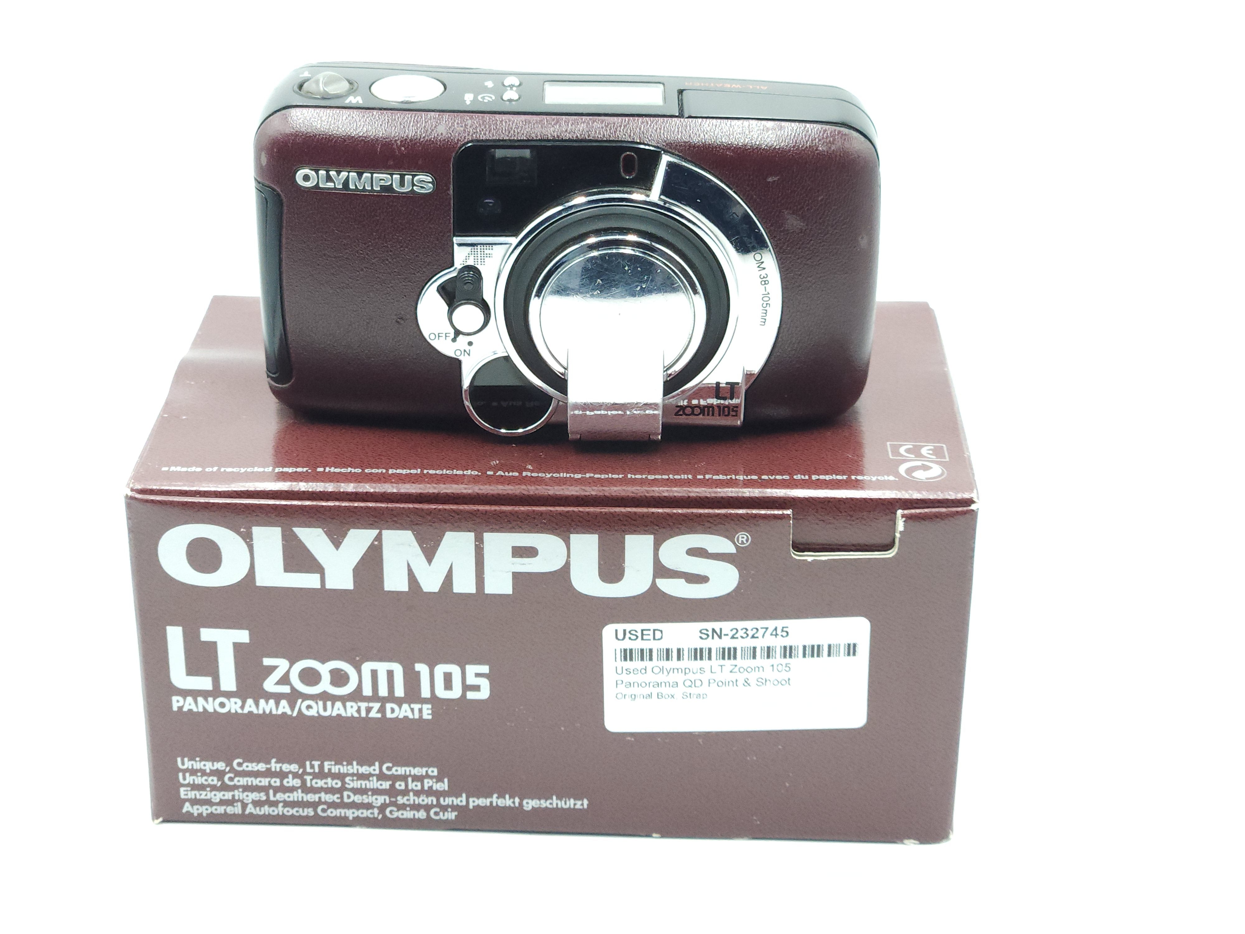 Used Olympus LT Zoom 105 Panorama QD Point & Shoot