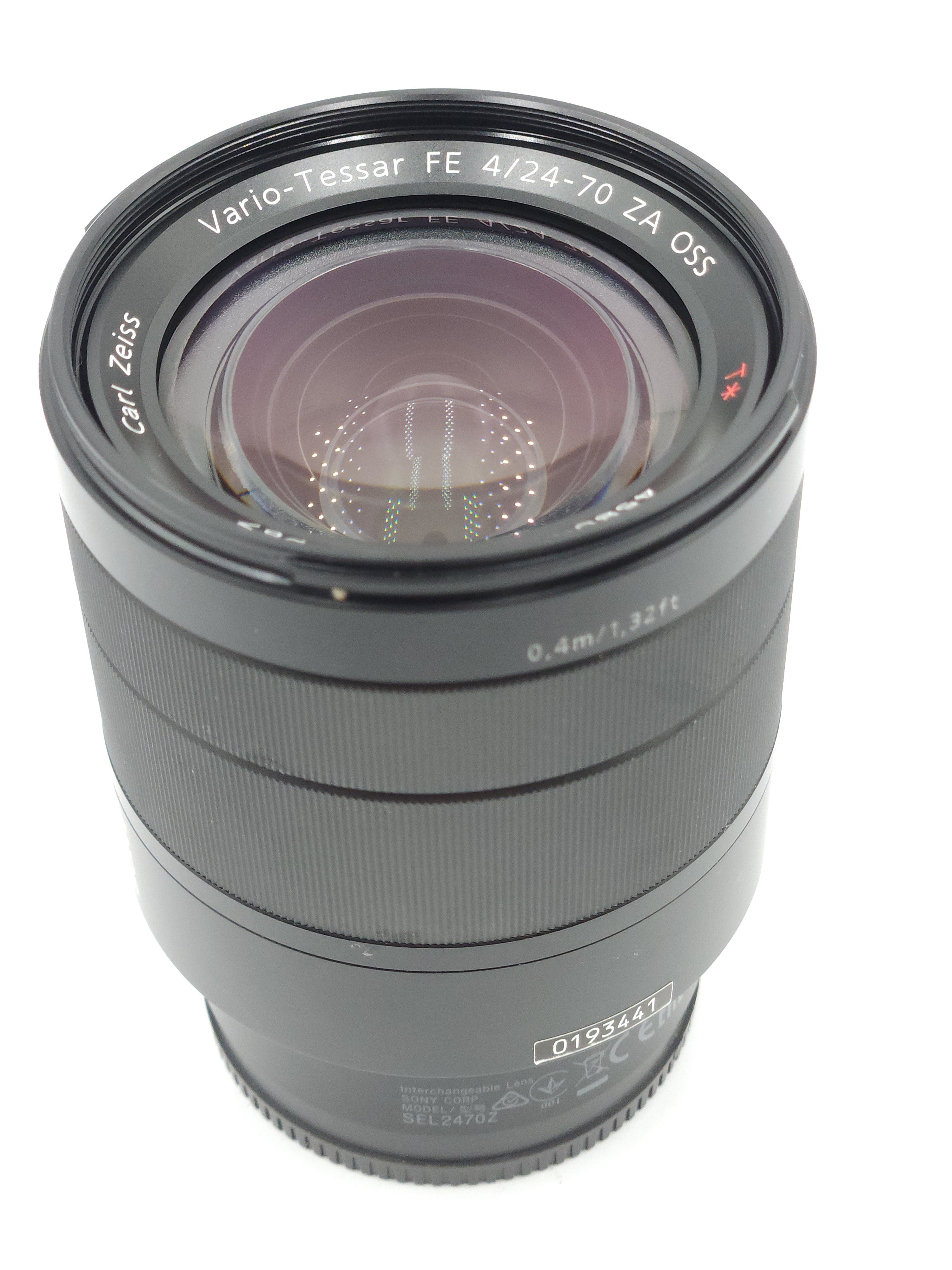 Used Sony 24-70mm f4 Vario-Tessar T* ZA OSS Lens (A-Mount)