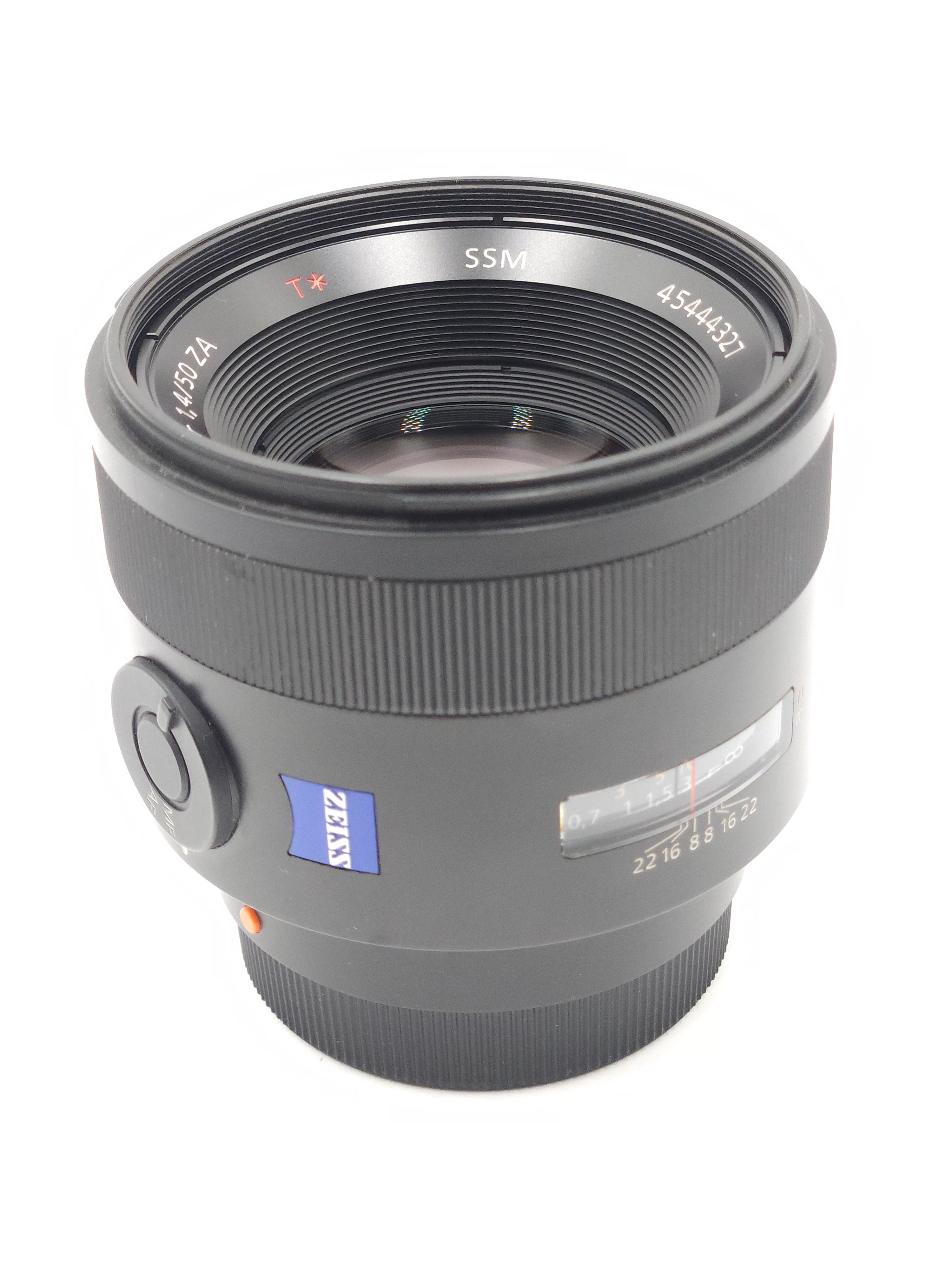 Used Sony 50mm f1.4 Planar T* ZA SSM Lens (A-Mount)