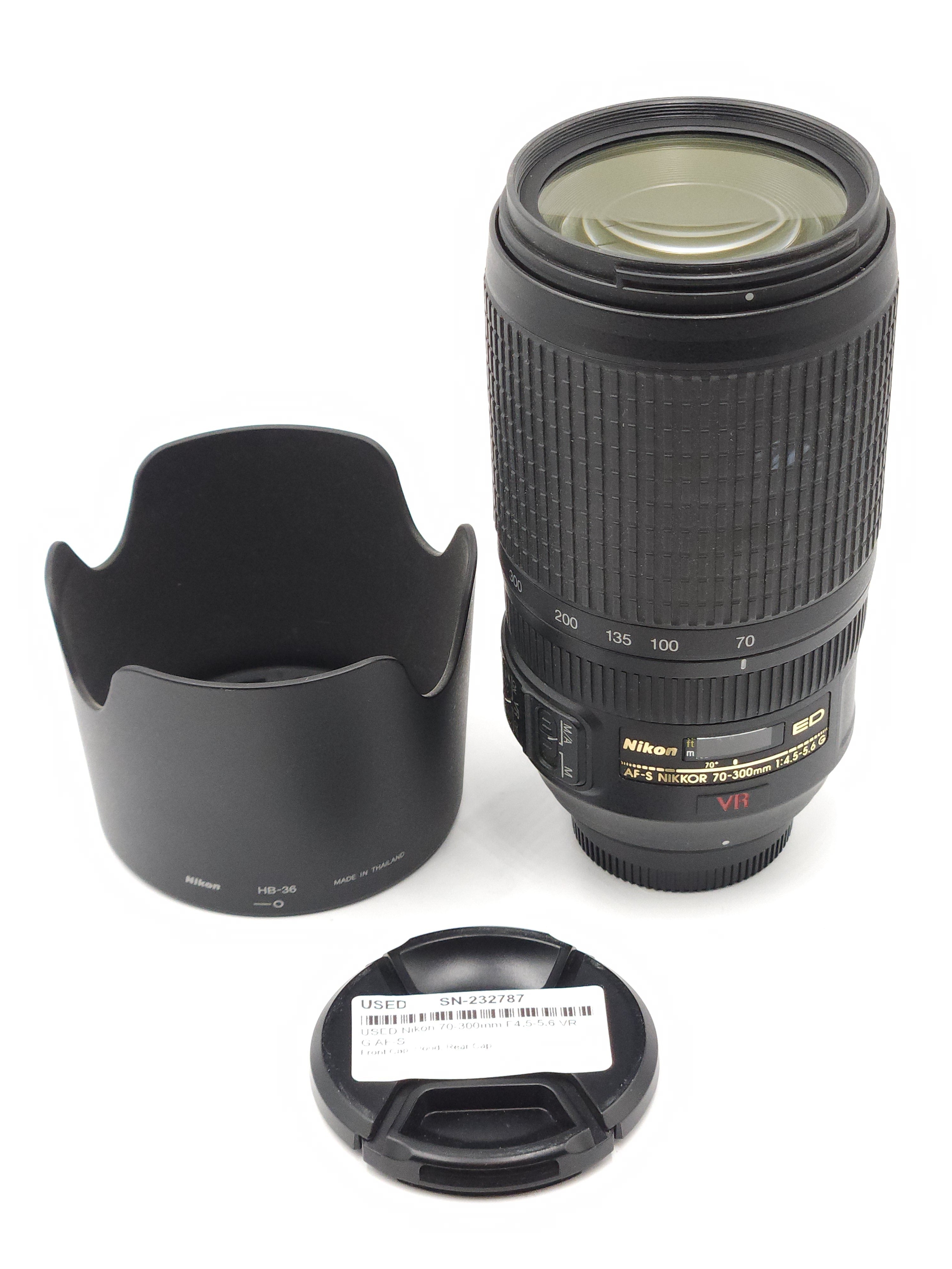 USED Nikon 70-300mm F4.5-5.6 VR G AF-S