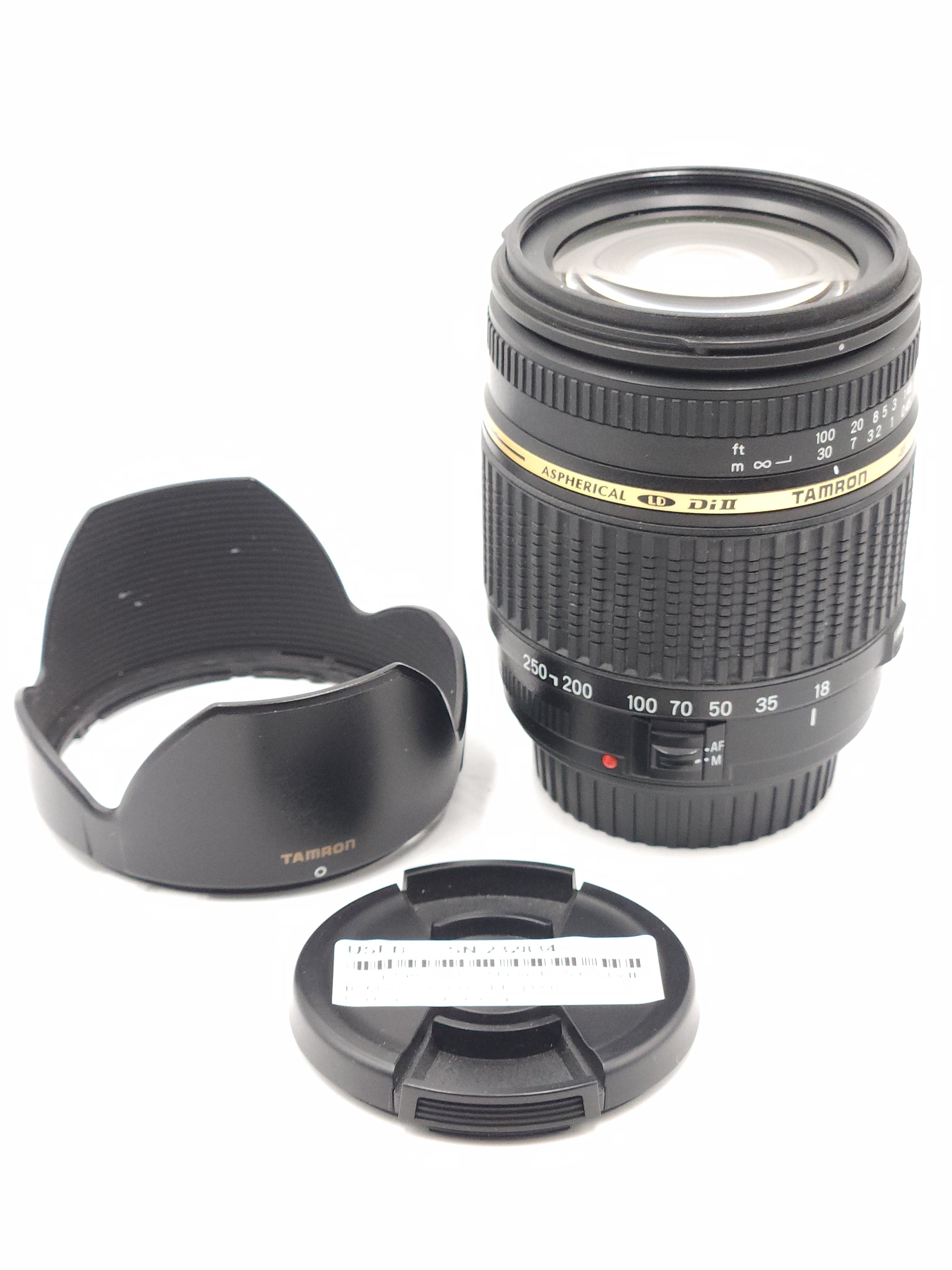 Used Tamron 18-250mm F3.5-6.3 Di II IF Macro Zoom (C-EFs) Lens