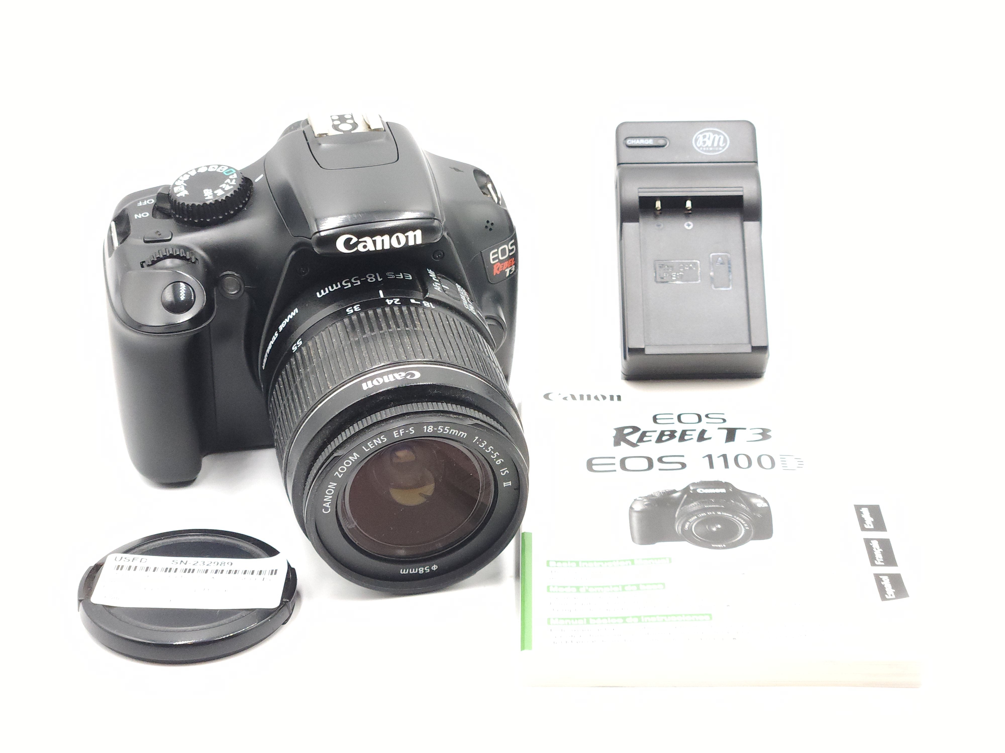 USED Canon Rebel T3 w/18-55mm IS Lens