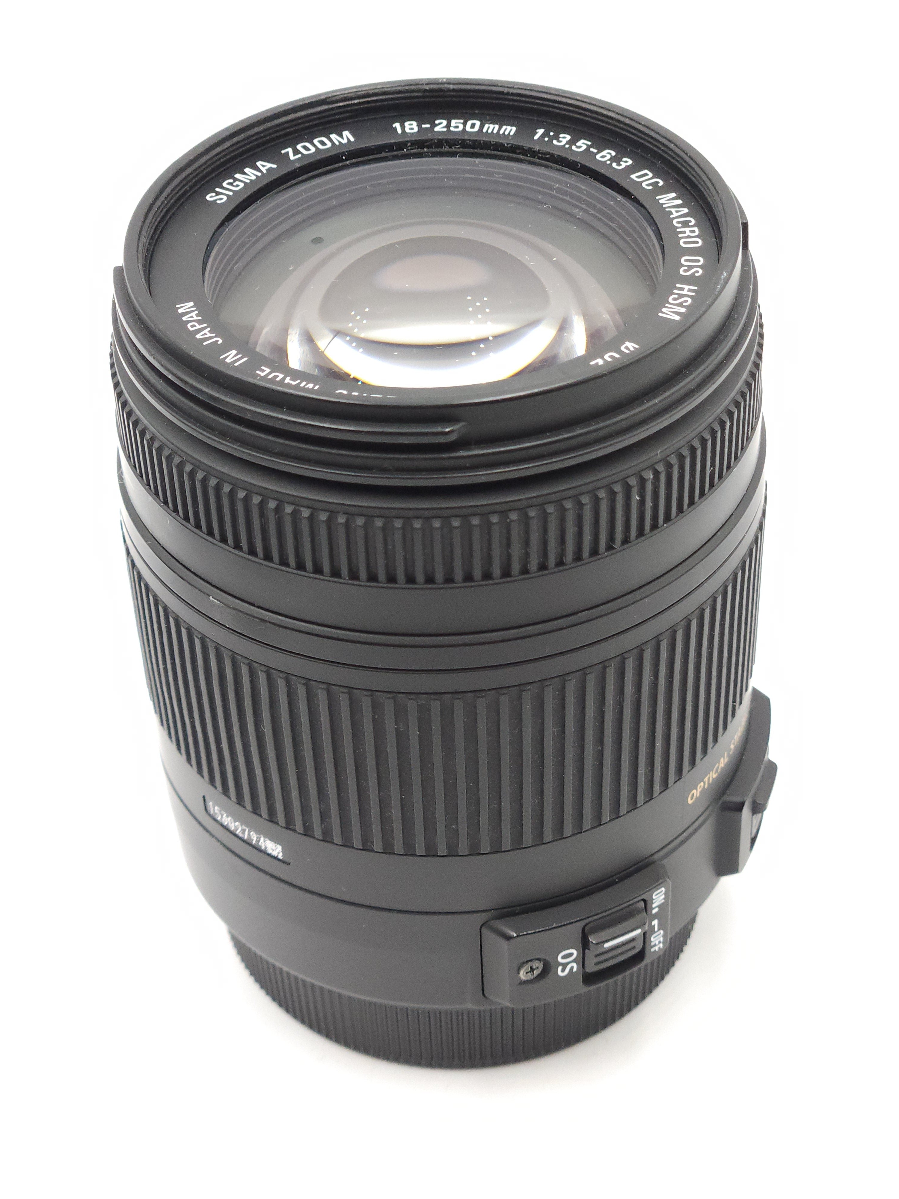 USED Sigma 18-250mm F3.5-6.3 DC OS for Canon